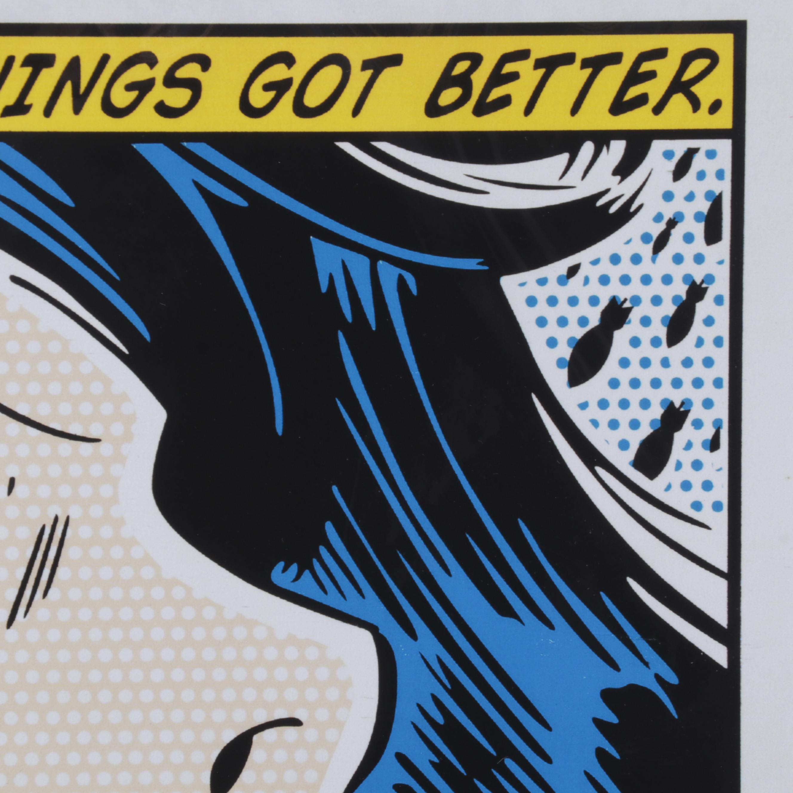 Denial Pop Art Giclée "...And Then Things Got Better," 21st Century