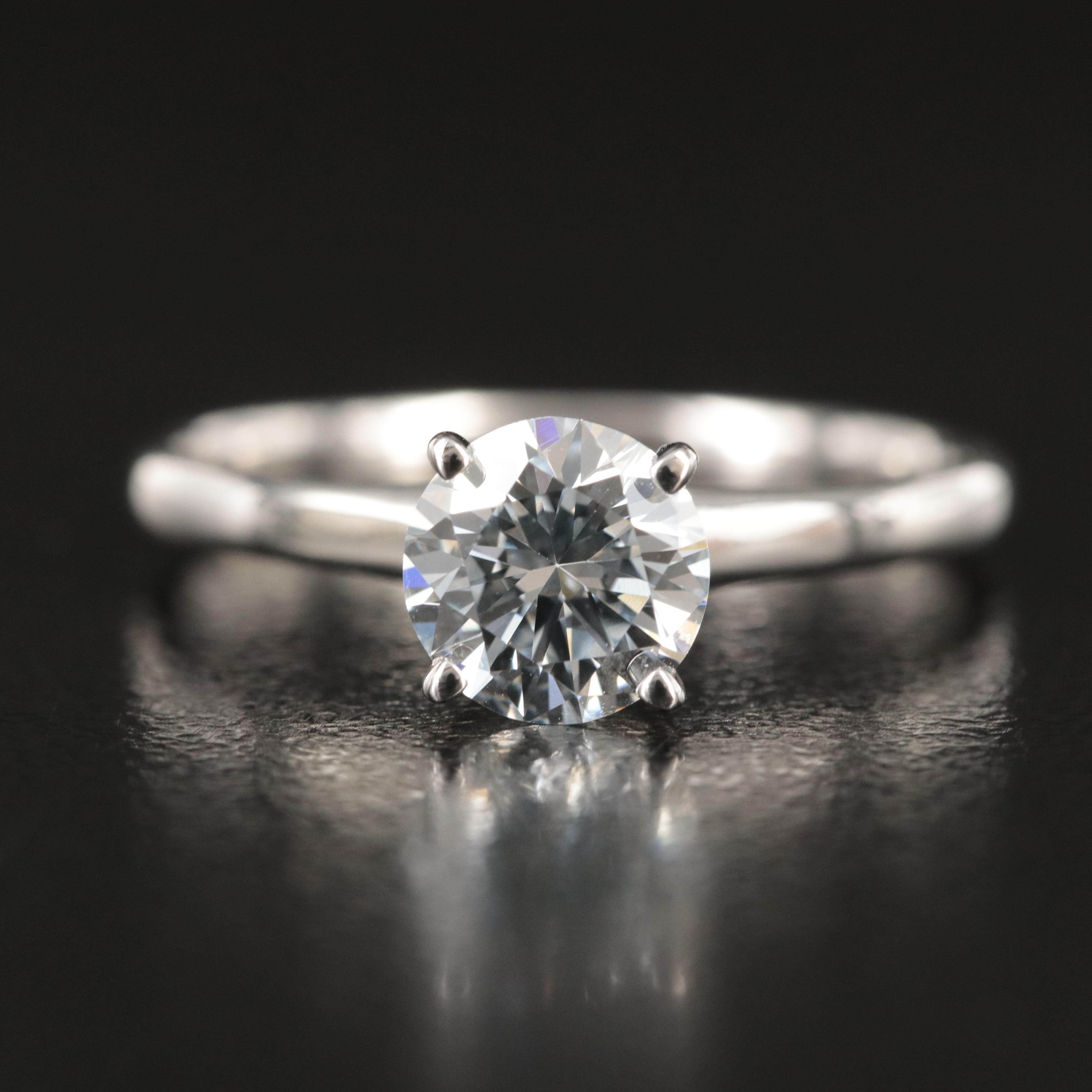 14K 1.01 CT Lab Grown Diamond Solitaire Ring
