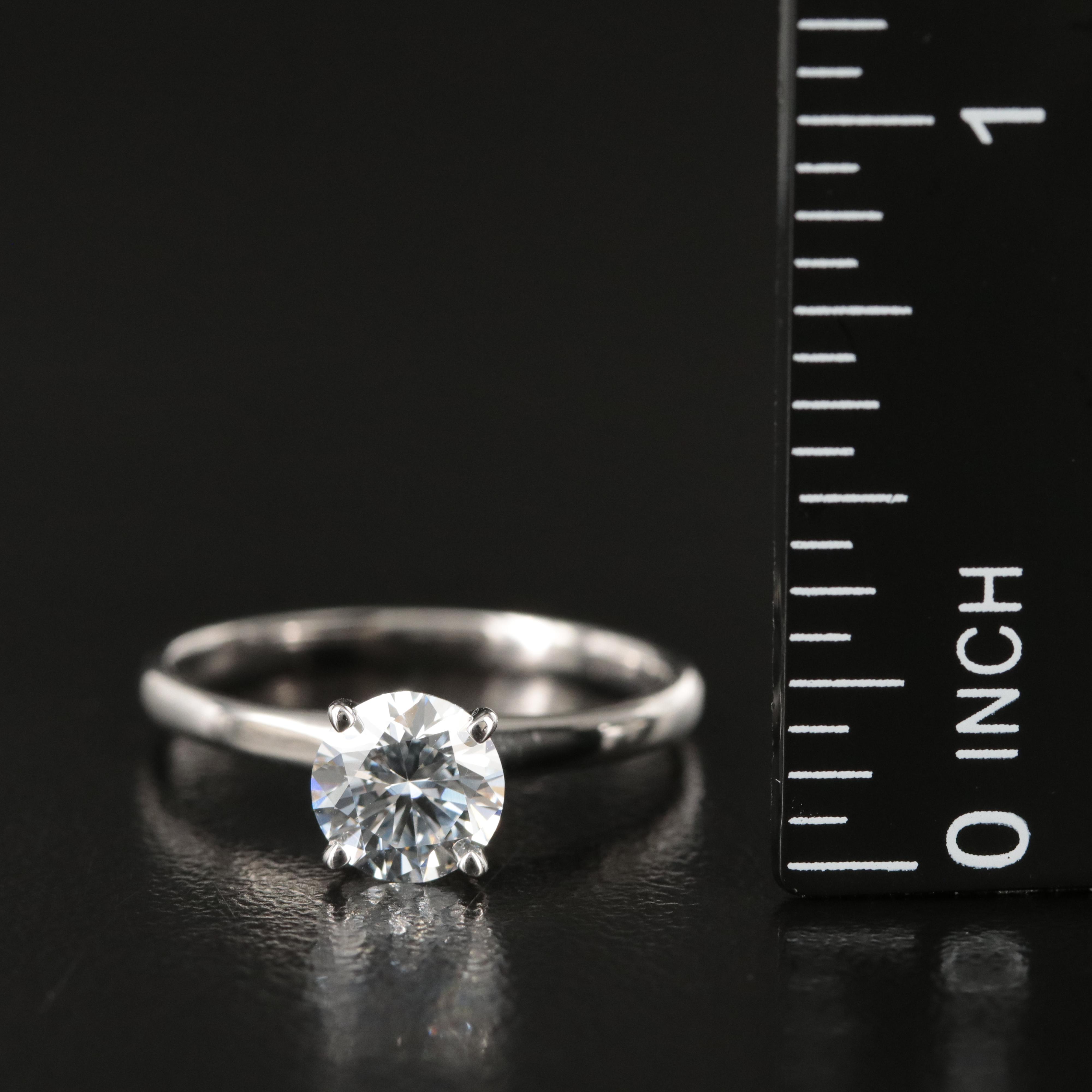 14K 1.01 CT Lab Grown Diamond Solitaire Ring