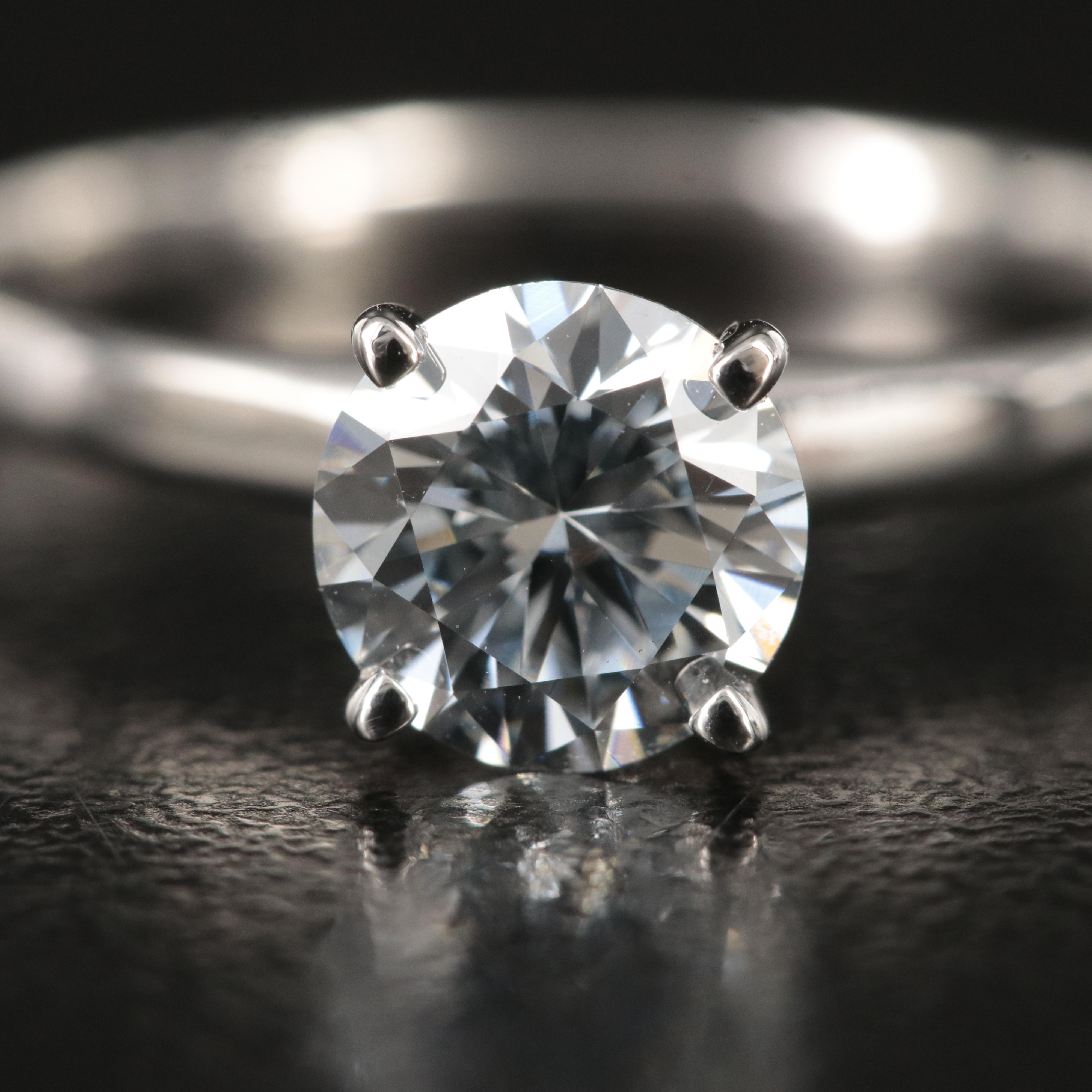 14K 1.01 CT Lab Grown Diamond Solitaire Ring