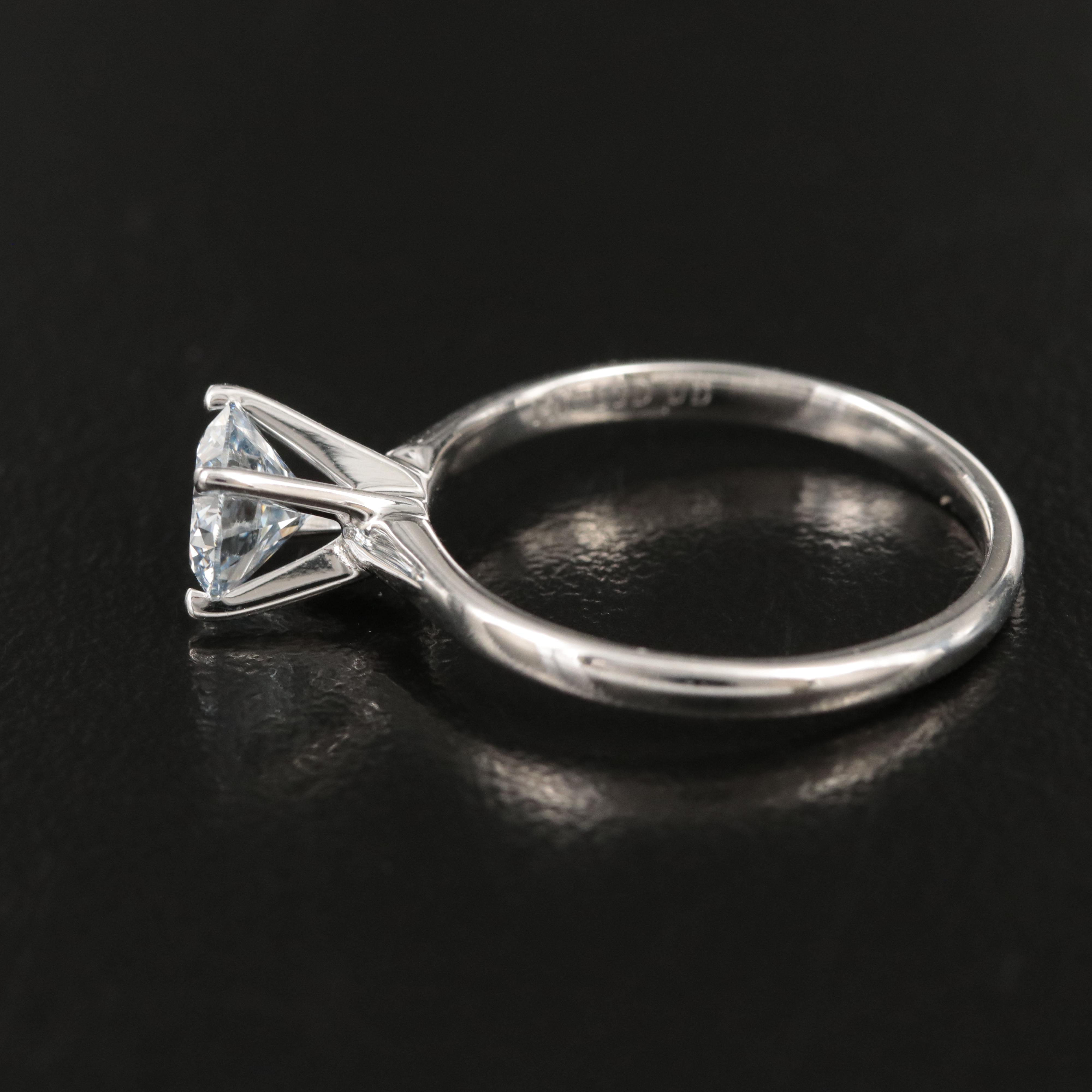 14K 1.01 CT Lab Grown Diamond Solitaire Ring