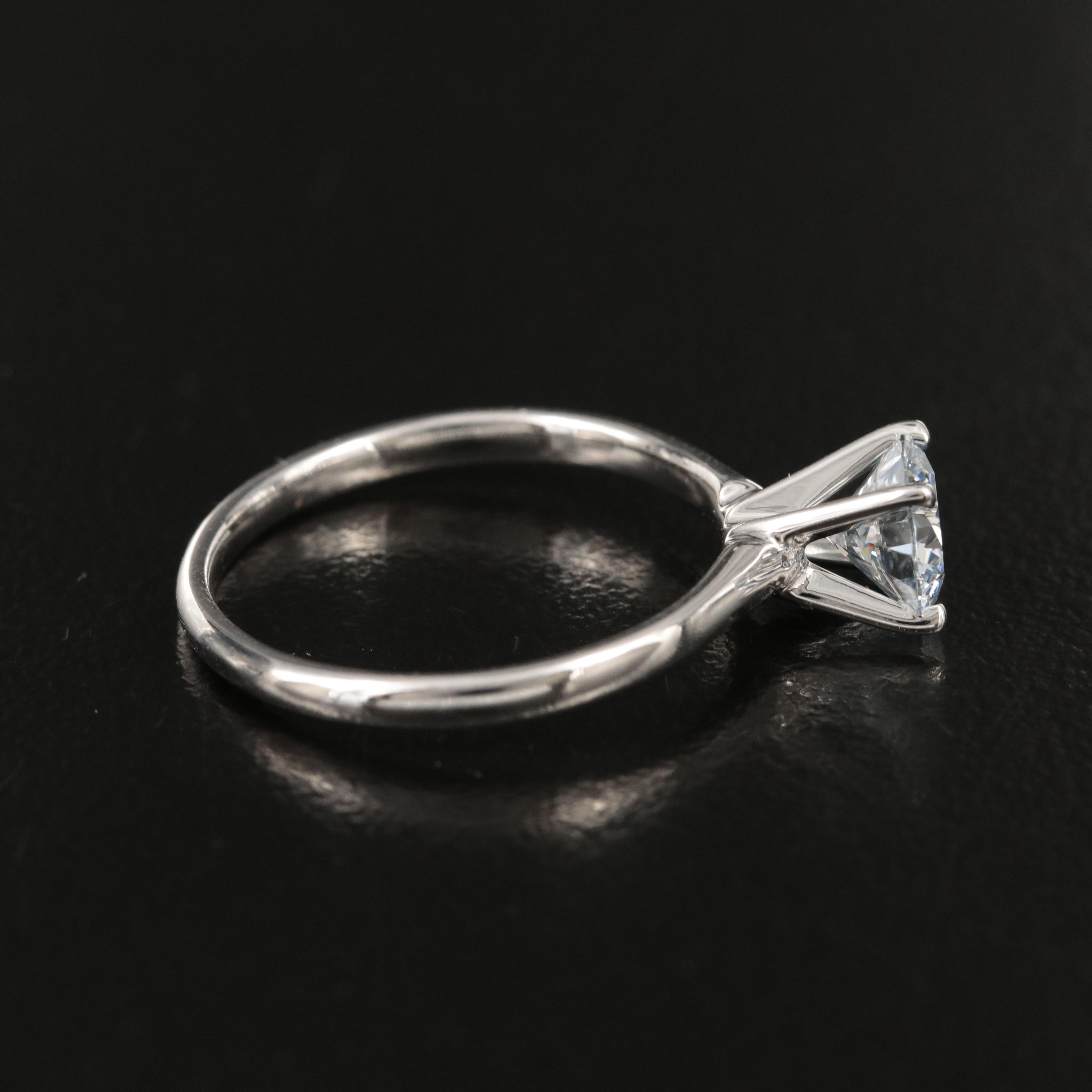 14K 1.01 CT Lab Grown Diamond Solitaire Ring