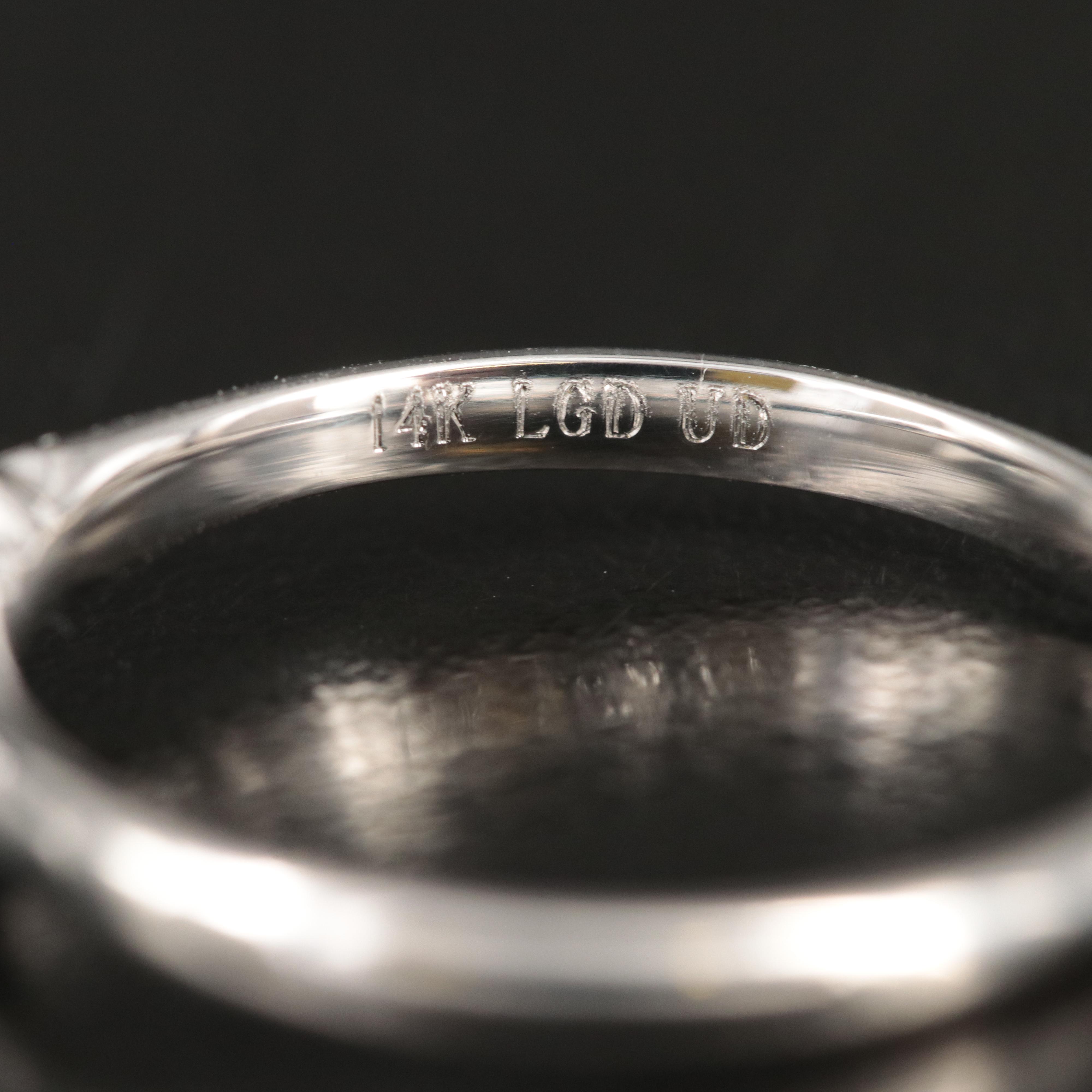 14K 1.01 CT Lab Grown Diamond Solitaire Ring