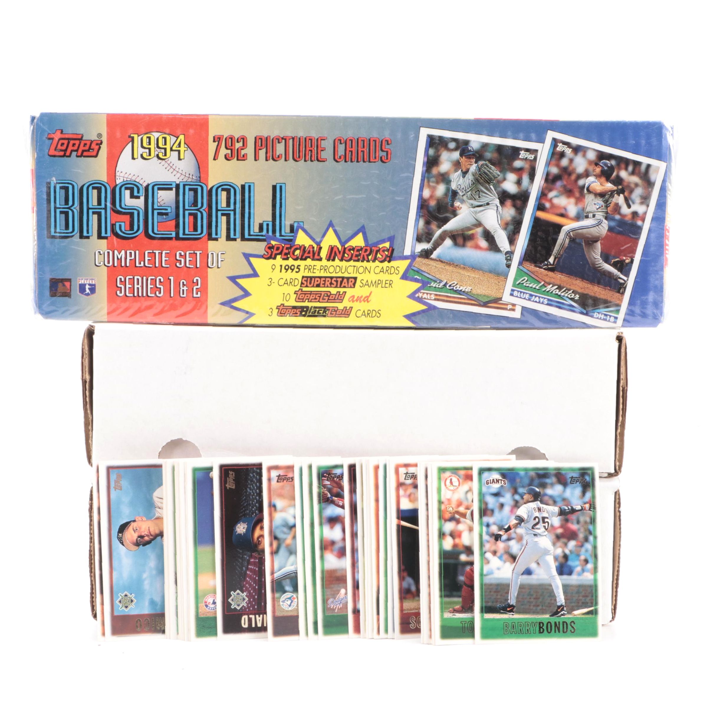 Topps Baseball Card Sealed, Unsealed Sets With Jeter, Aaron, Ryan, More, 1990s
