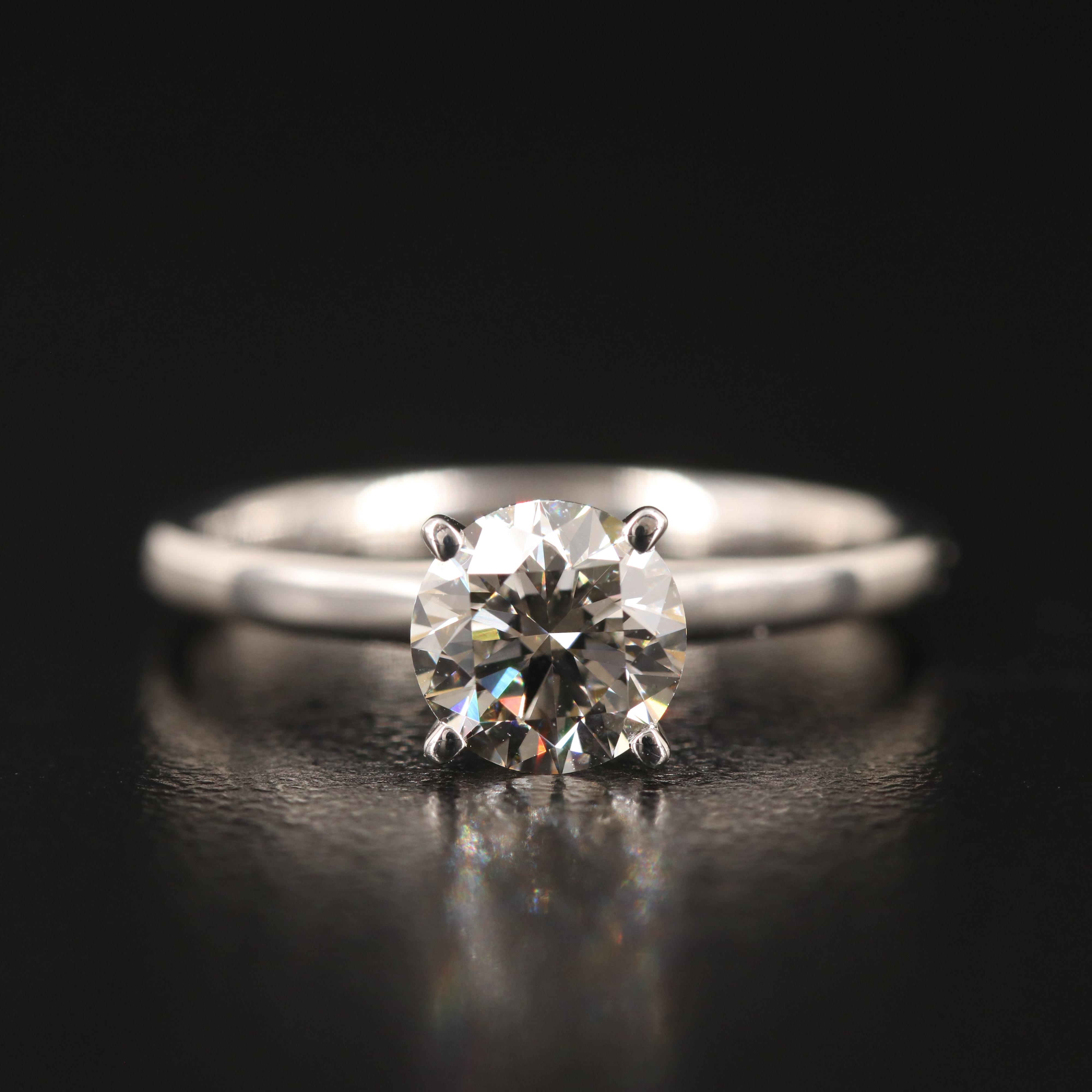 14K 1.04 CT Lab Grown Diamond Solitaire Ring