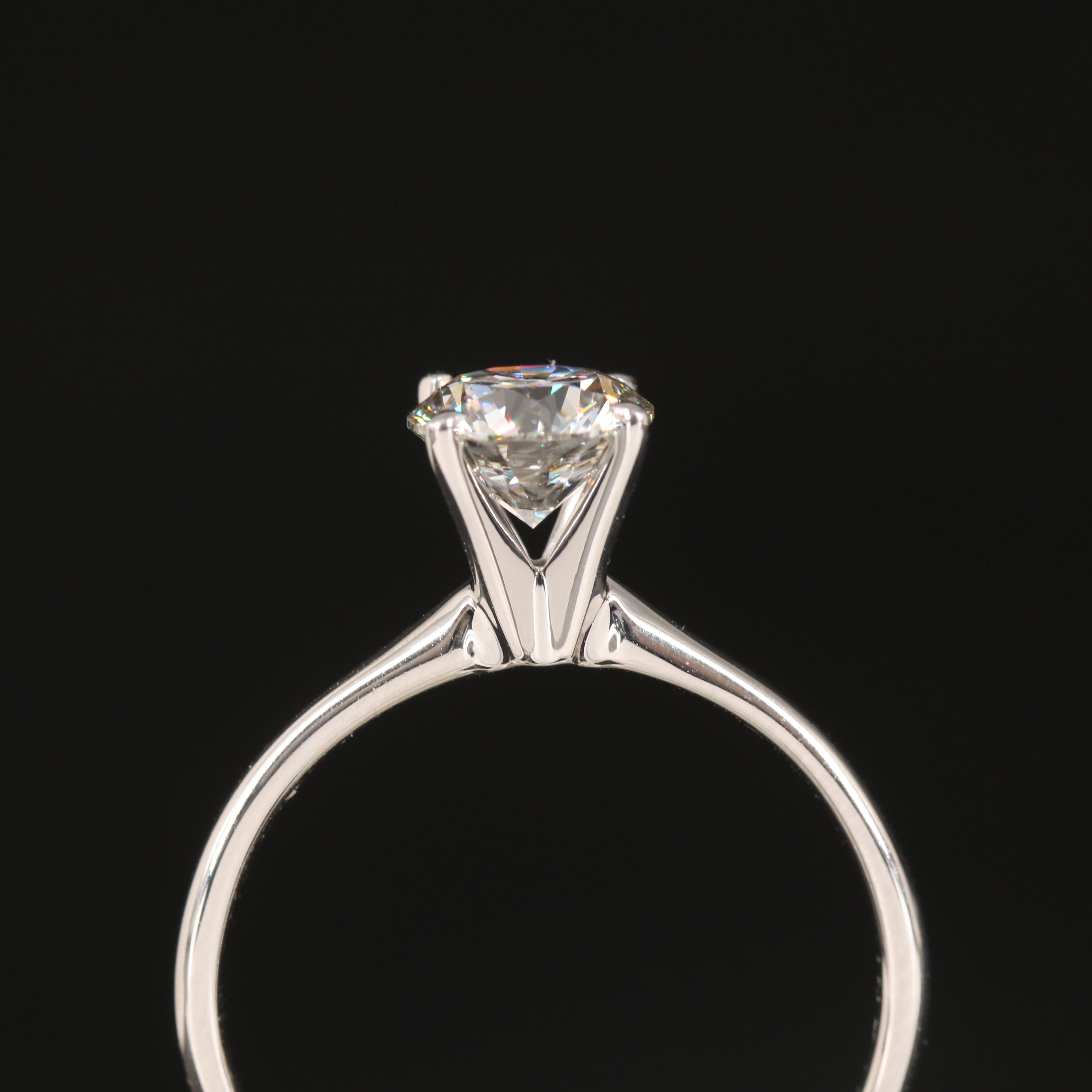 14K 1.04 CT Lab Grown Diamond Solitaire Ring