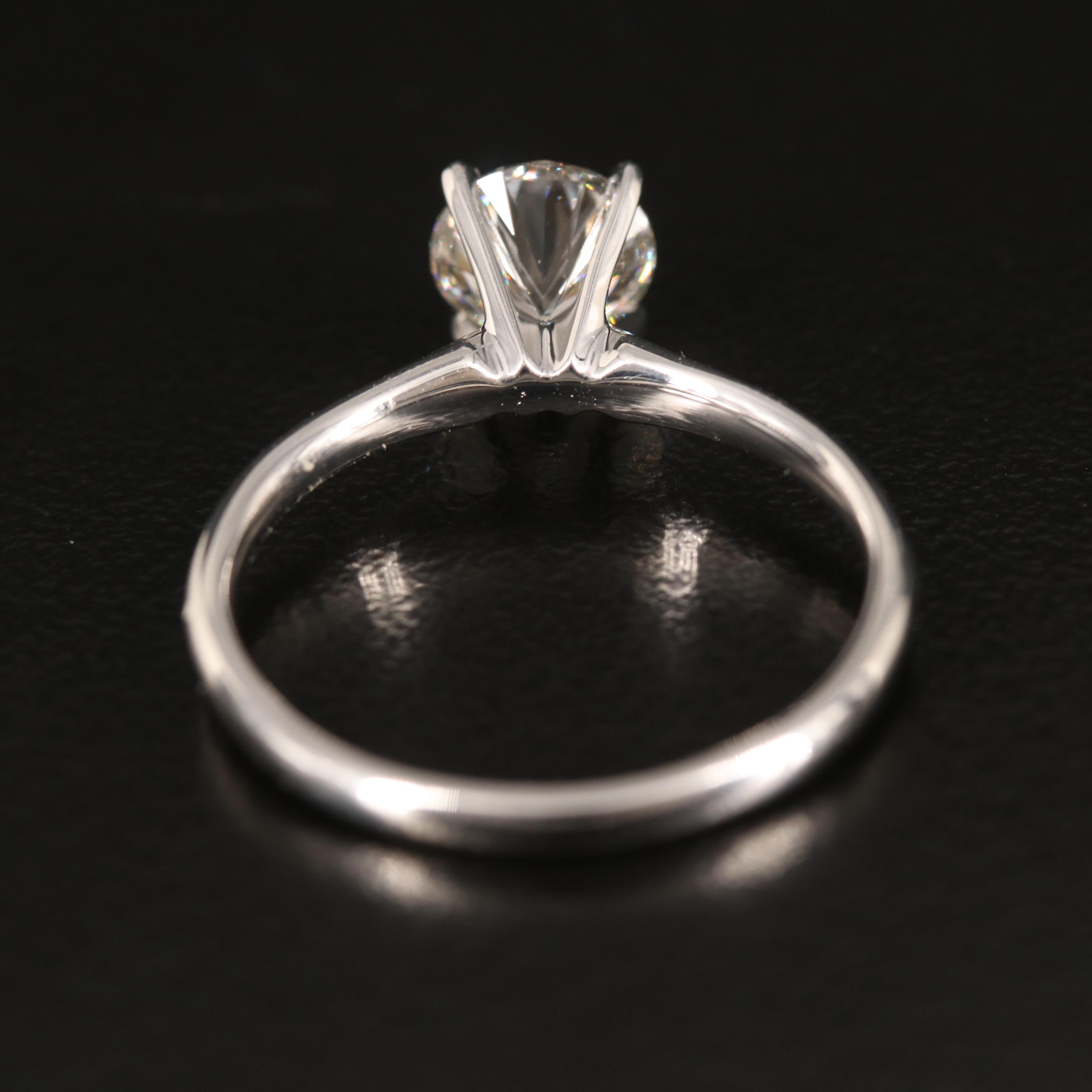 14K 1.04 CT Lab Grown Diamond Solitaire Ring