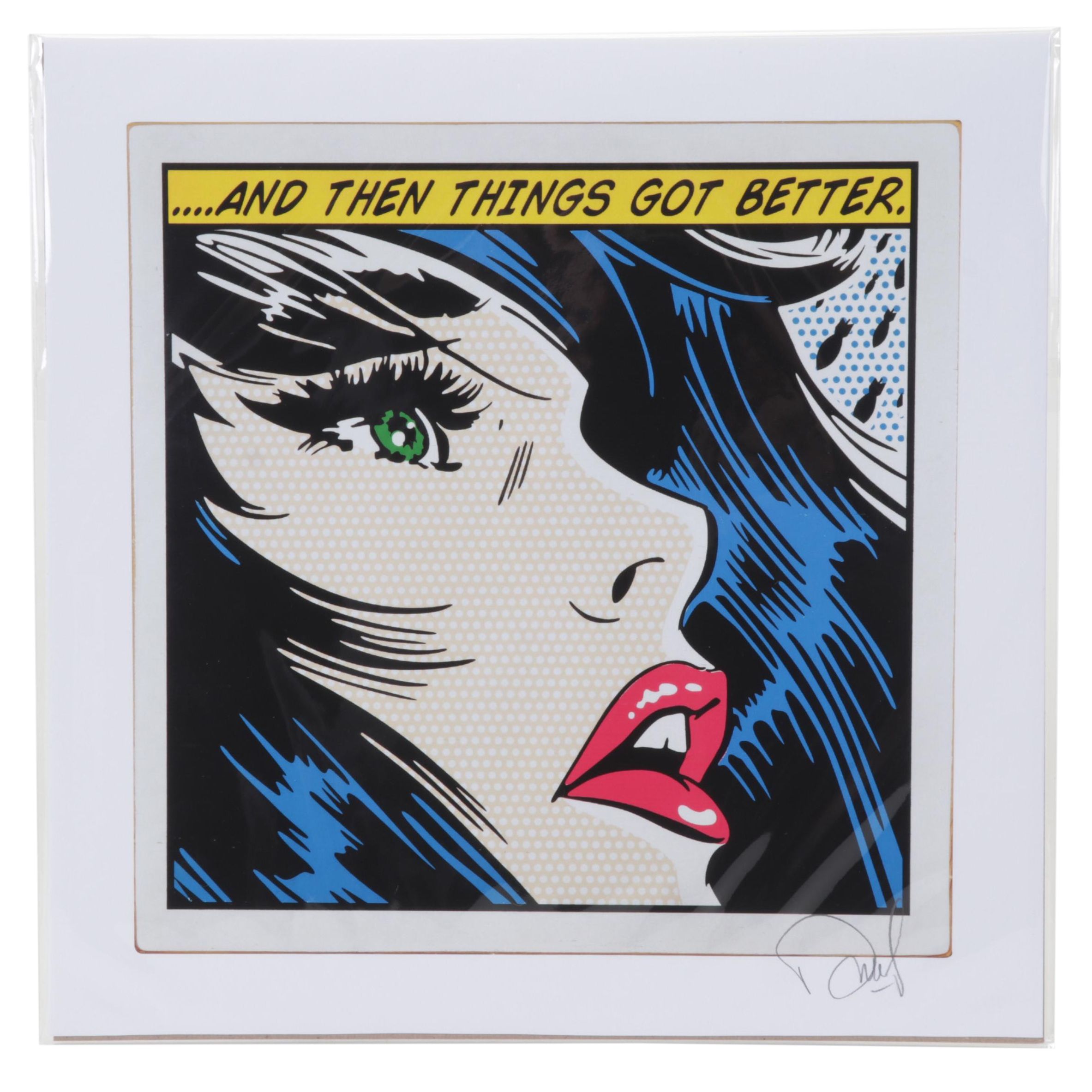 Denial Pop Art Giclée "...And Then Things Got Better," 21st Century