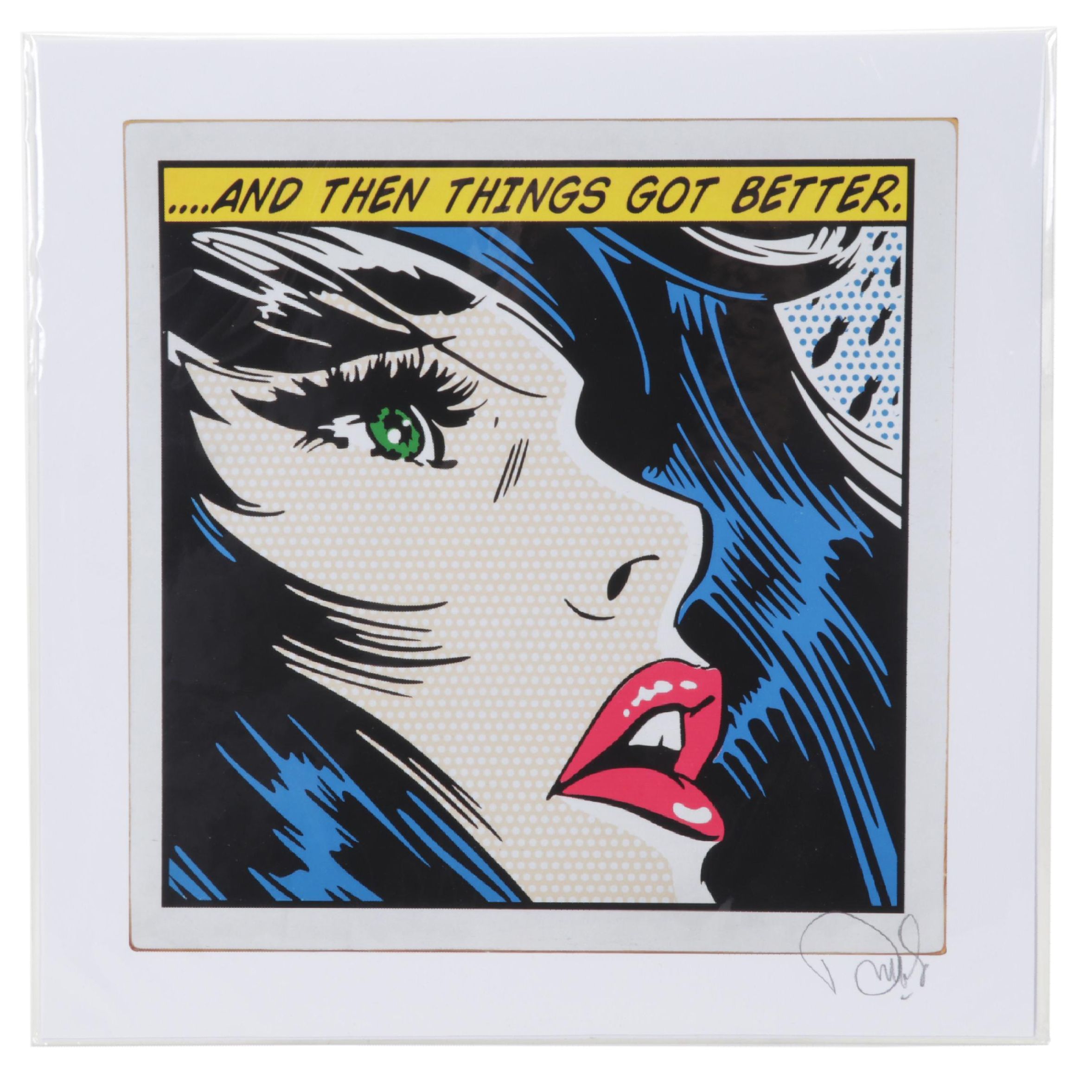 Denial Pop Art Giclée "...And Then Things Got Better," 21st Century