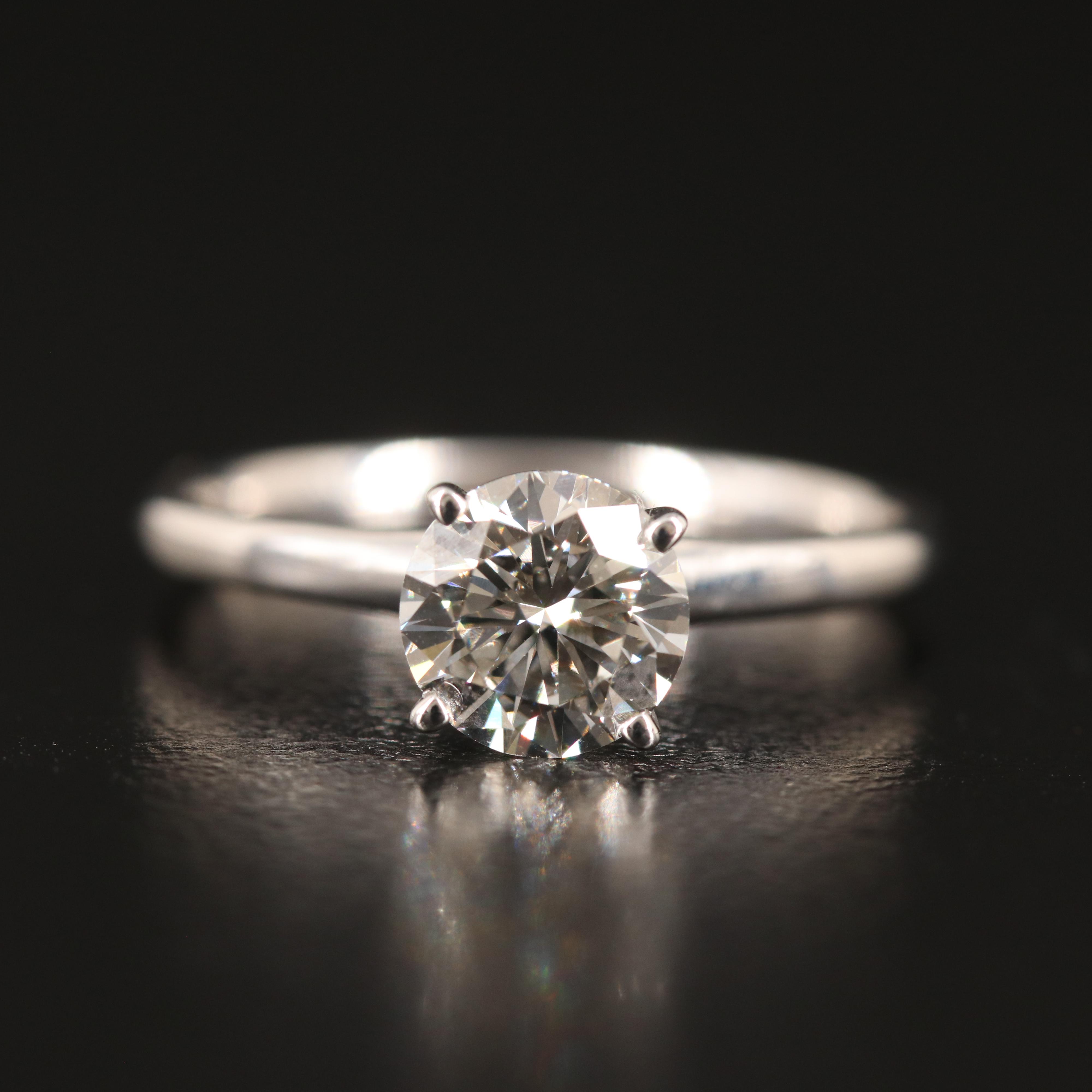 14K 1.14 CT Lab Grown Diamond Solitaire Ring
