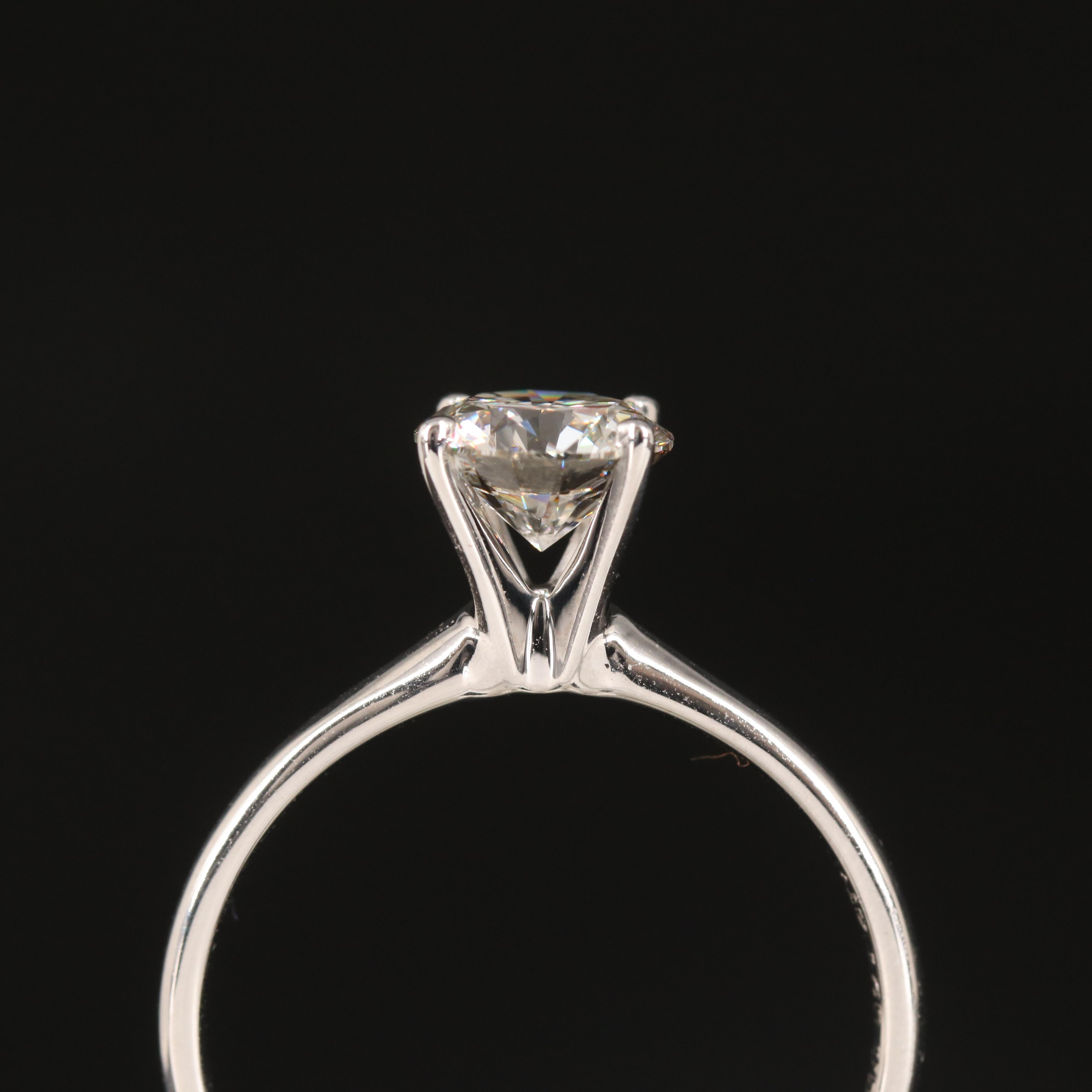 14K 1.14 CT Lab Grown Diamond Solitaire Ring