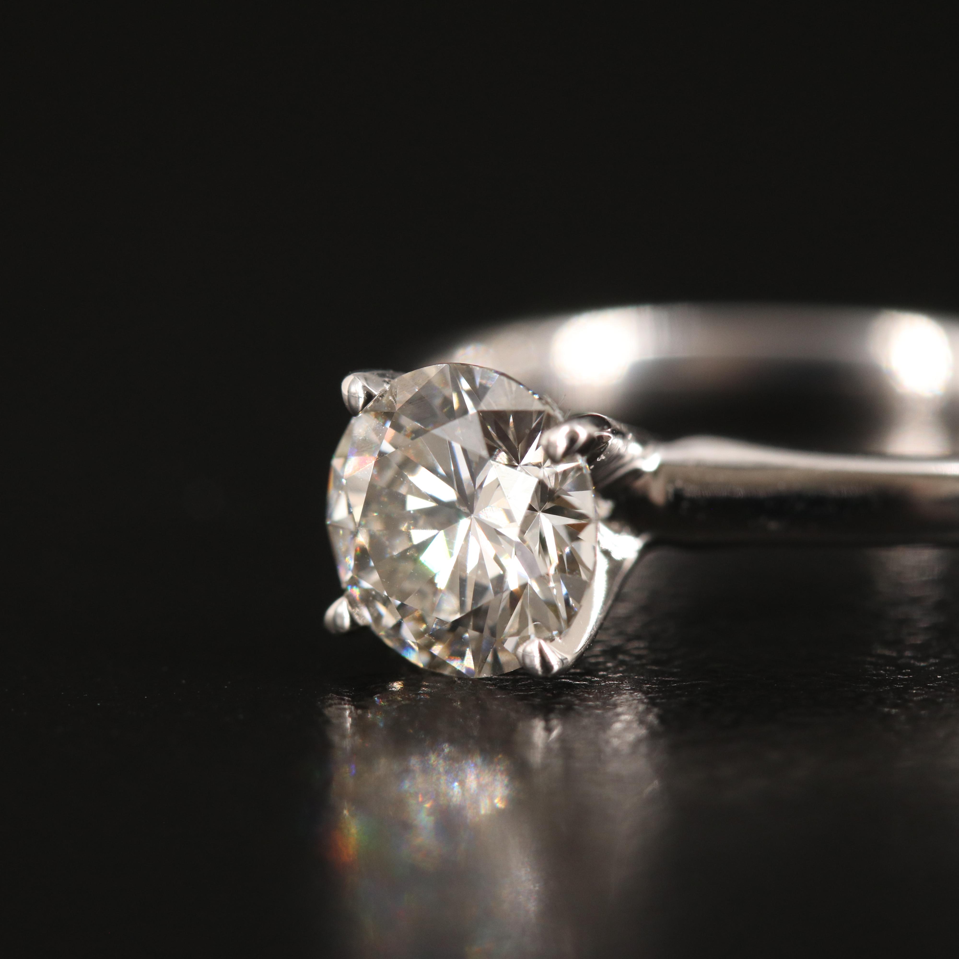 14K 1.14 CT Lab Grown Diamond Solitaire Ring