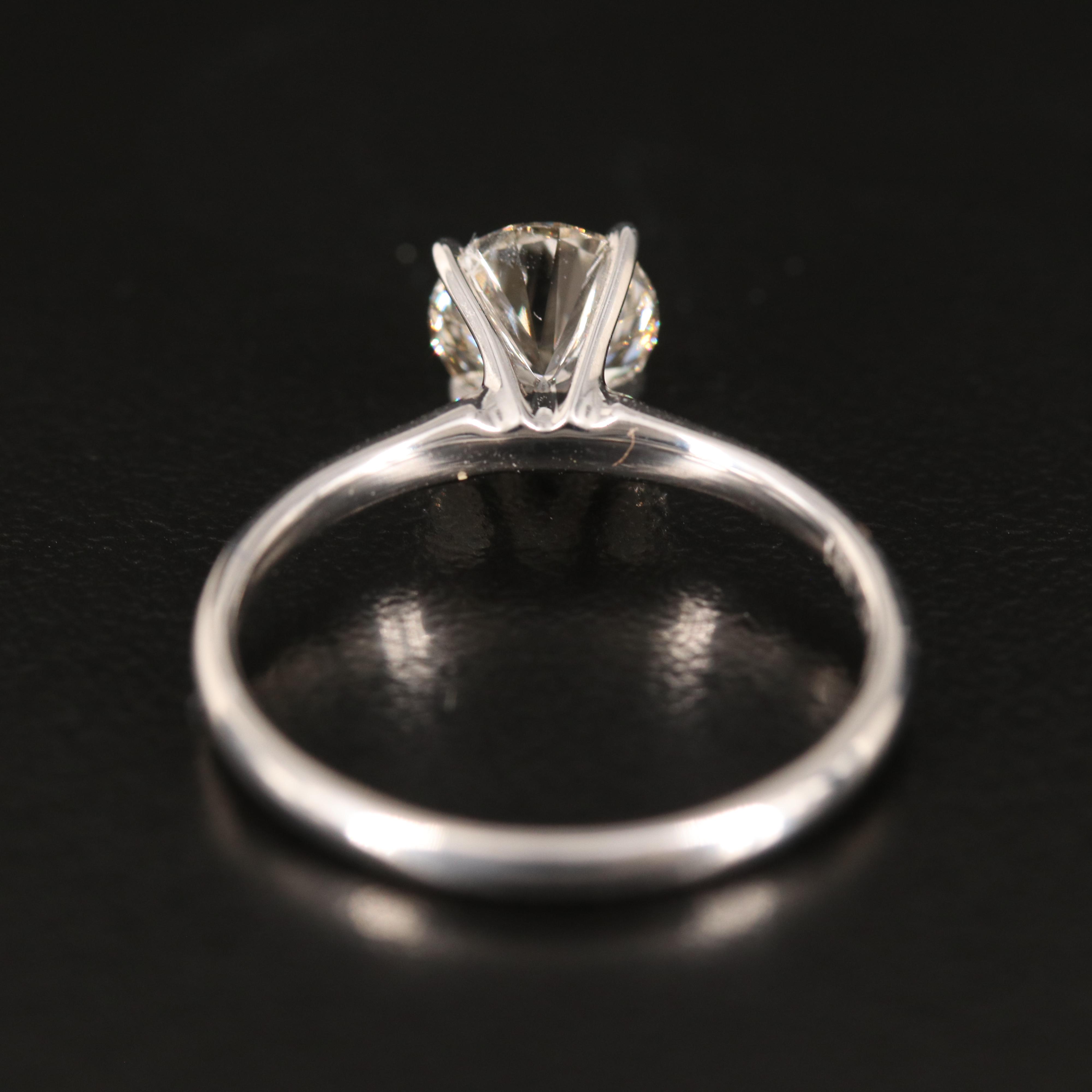 14K 1.14 CT Lab Grown Diamond Solitaire Ring