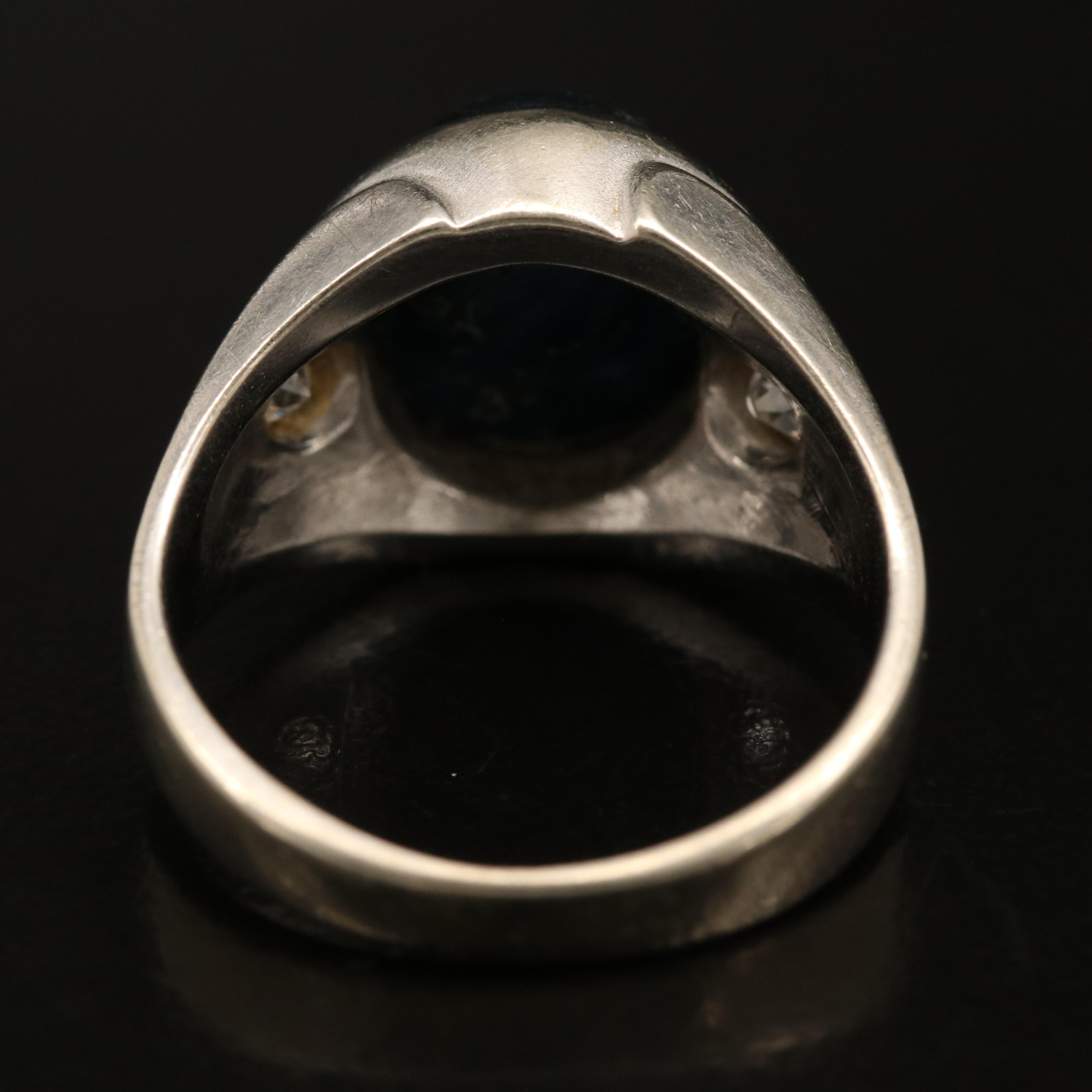 14K Sapphire and Diamond Ring