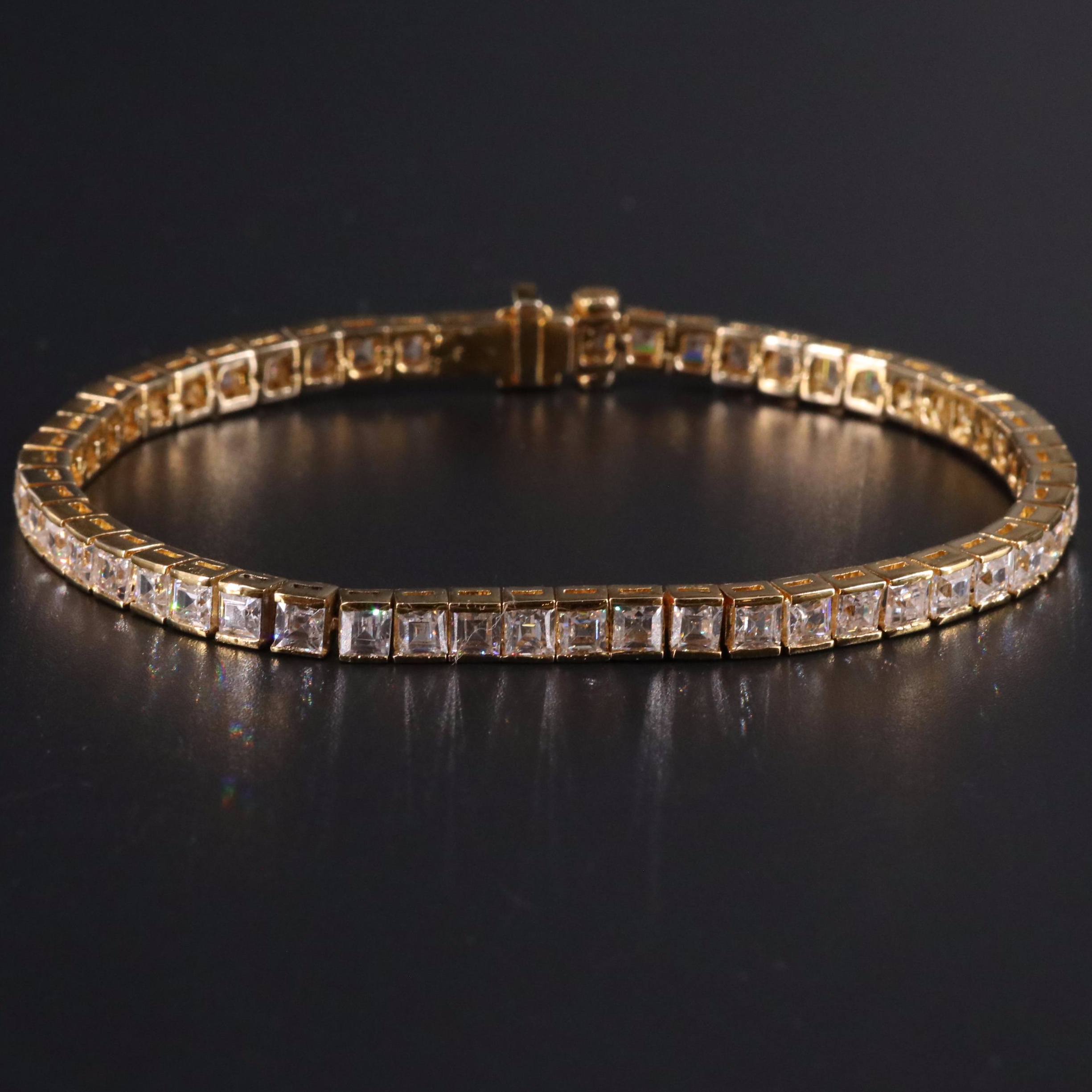 Sterling Cubic Zirconia Bracelet