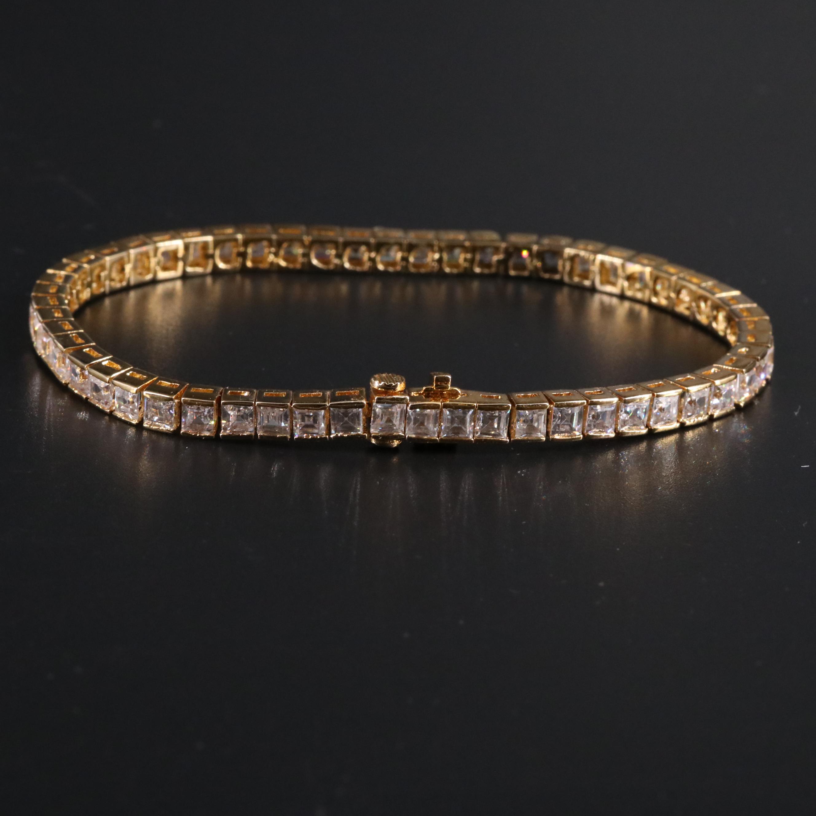 Sterling Cubic Zirconia Bracelet