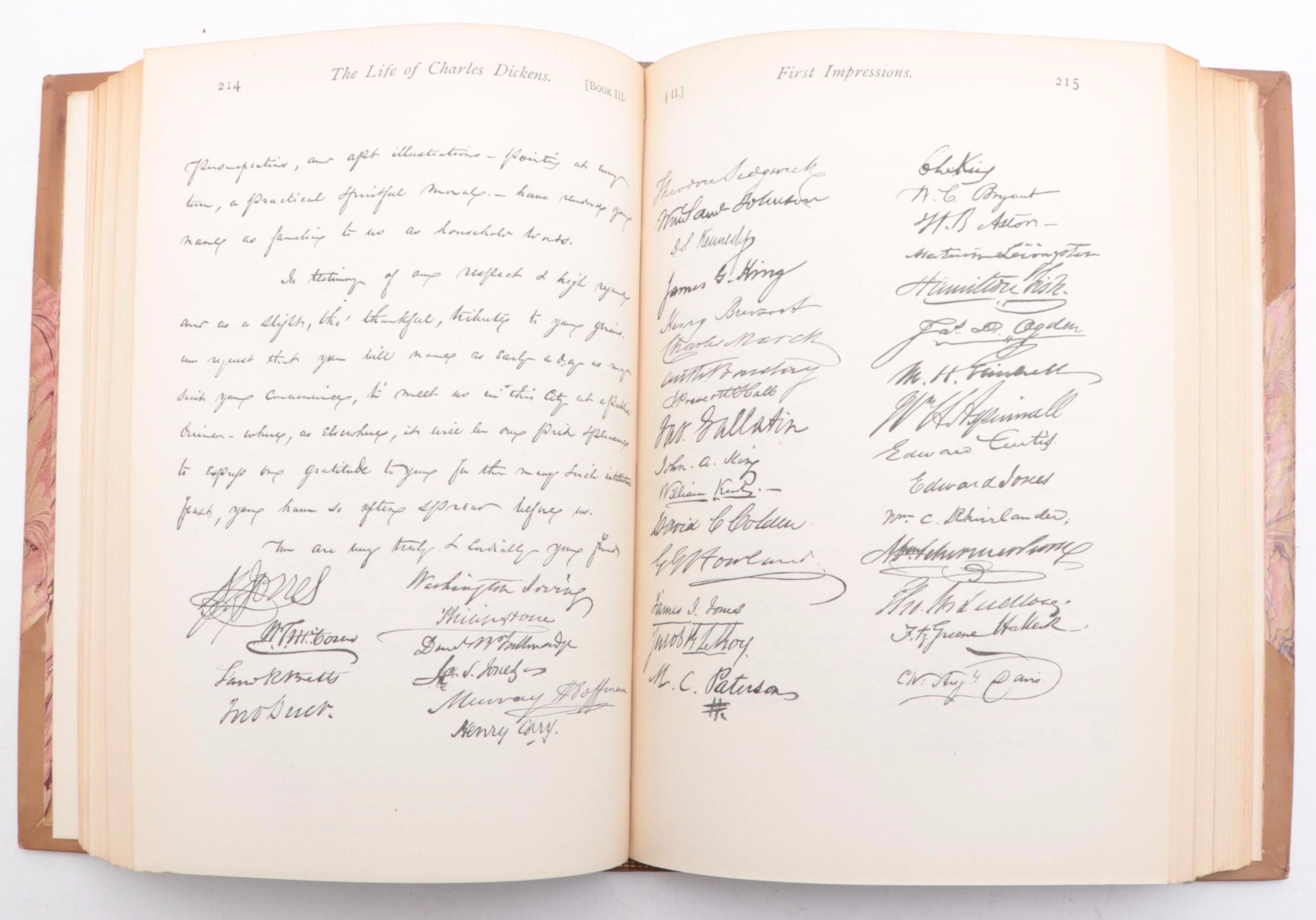 "The Life of Charles Dickens" Two-Volume Set by John Forster, 1899