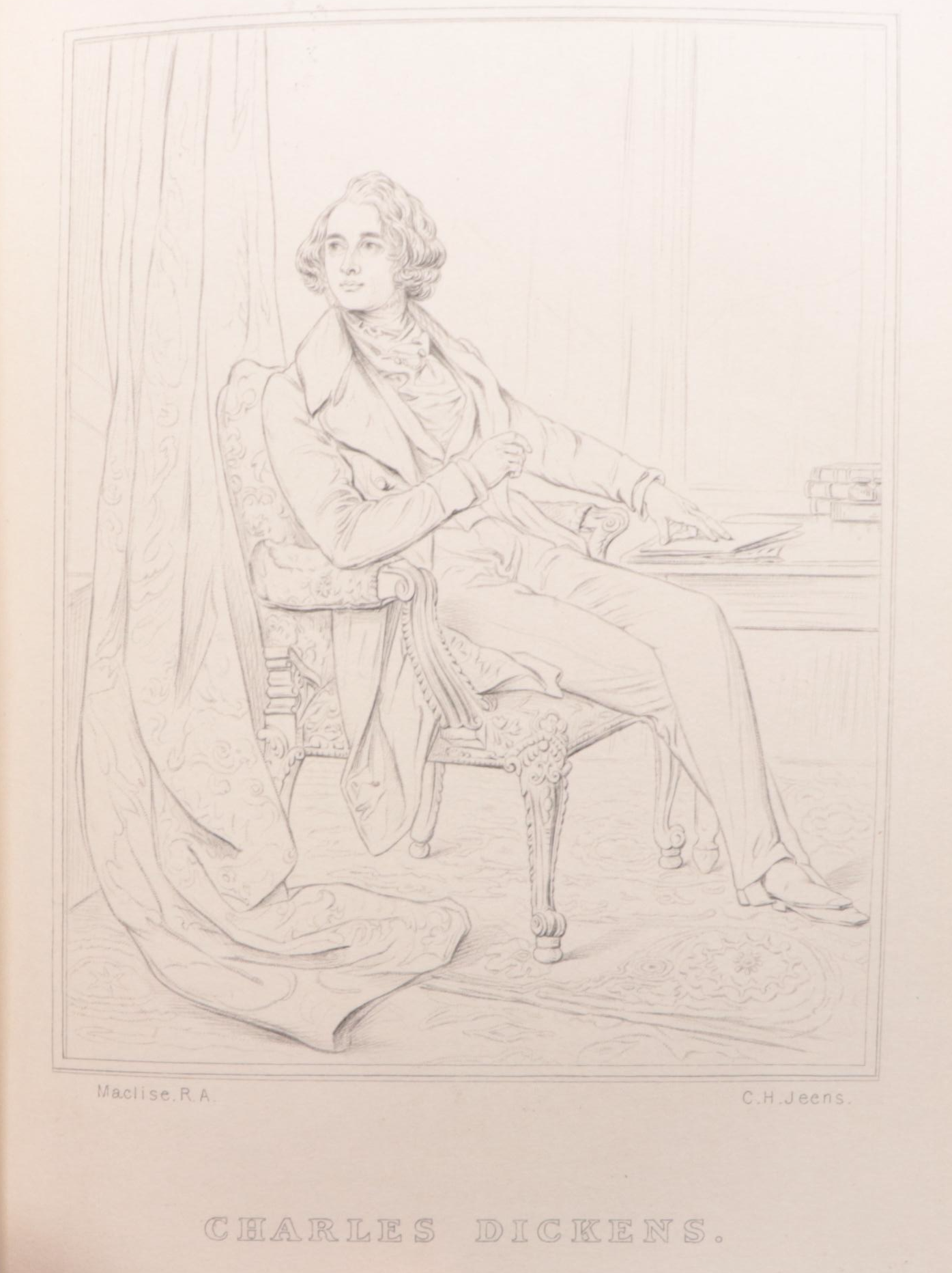 "The Life of Charles Dickens" Two-Volume Set by John Forster, 1899