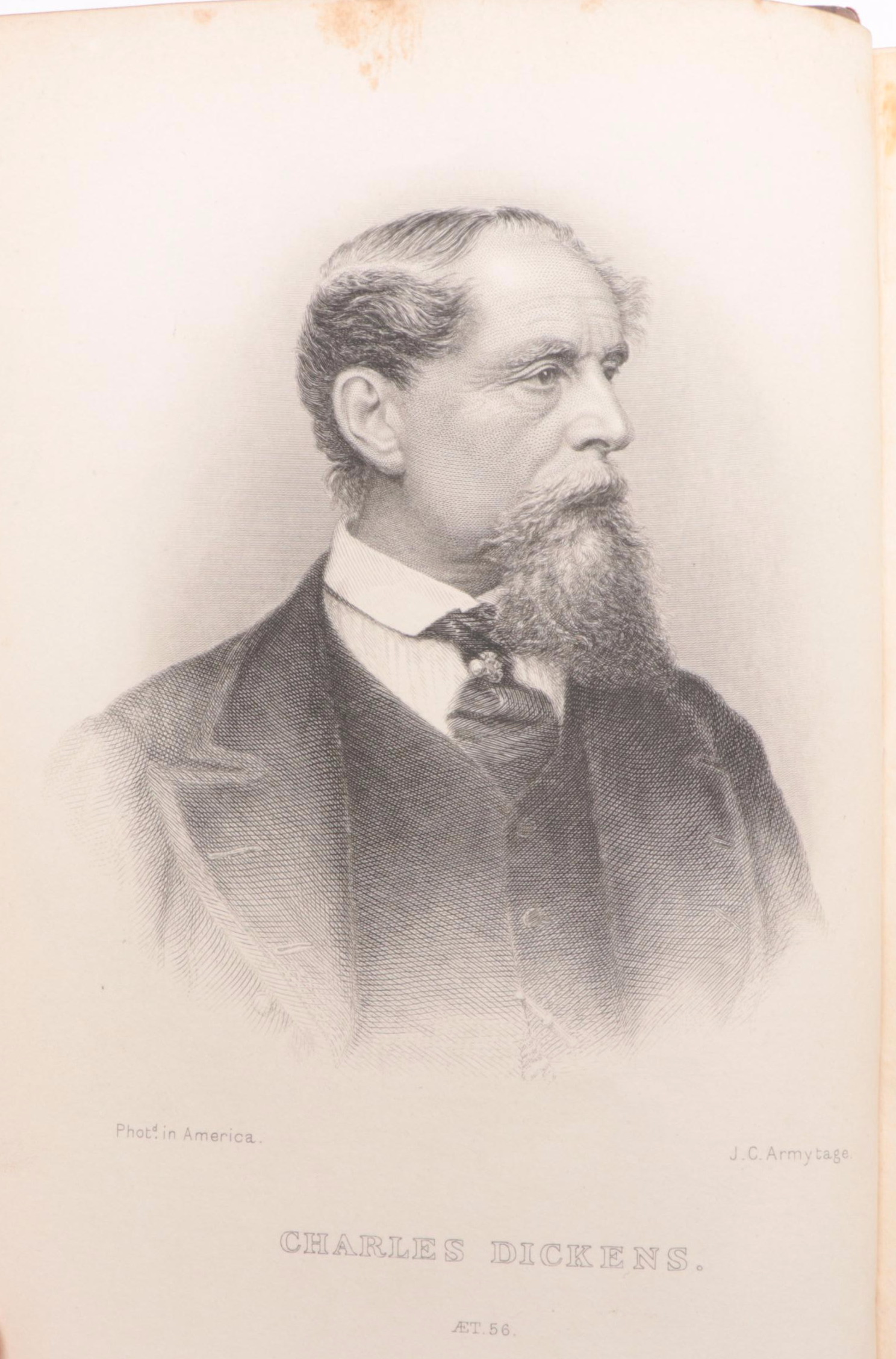 "The Life of Charles Dickens" Two-Volume Set by John Forster, 1899