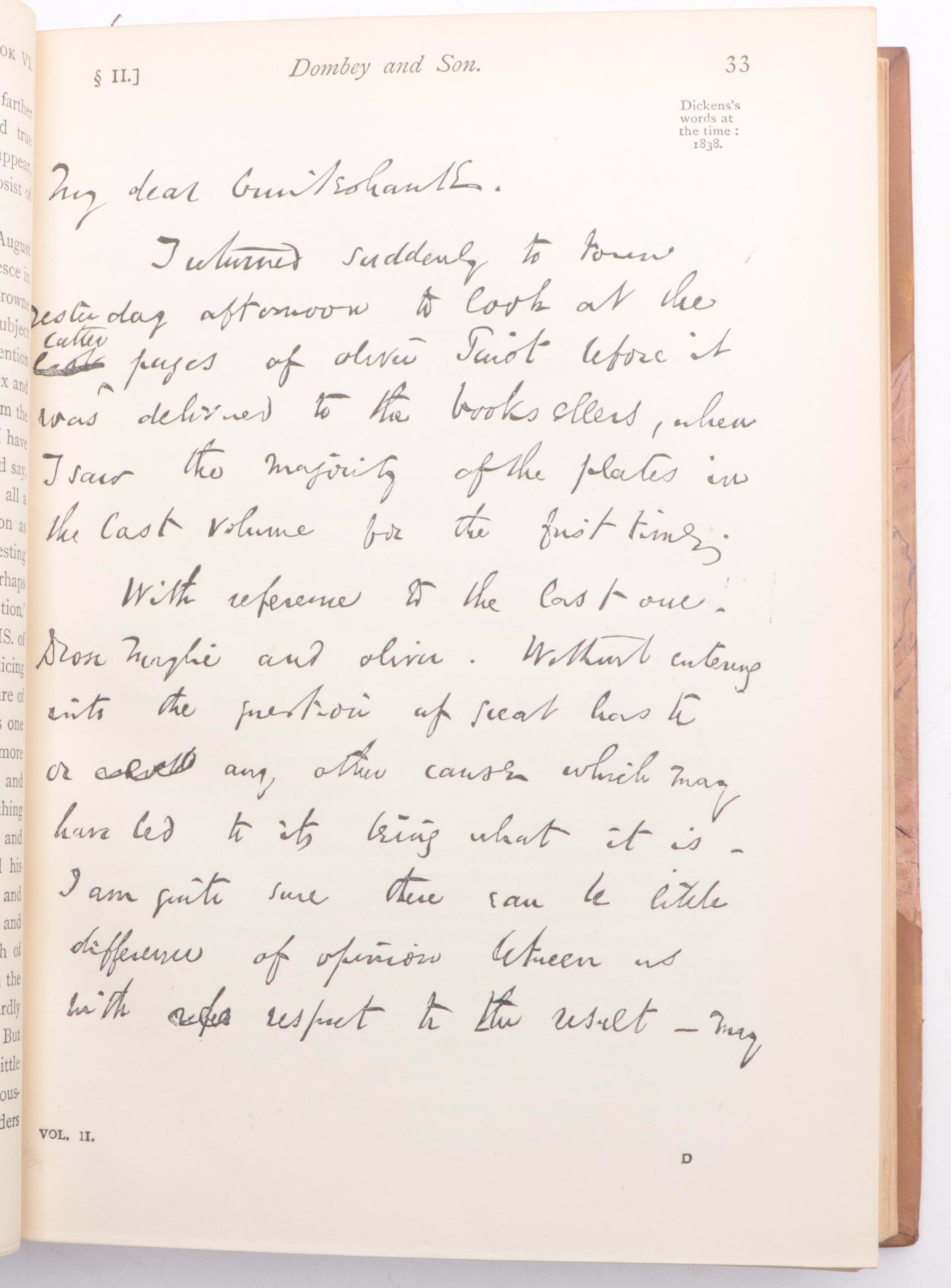 "The Life of Charles Dickens" Two-Volume Set by John Forster, 1899