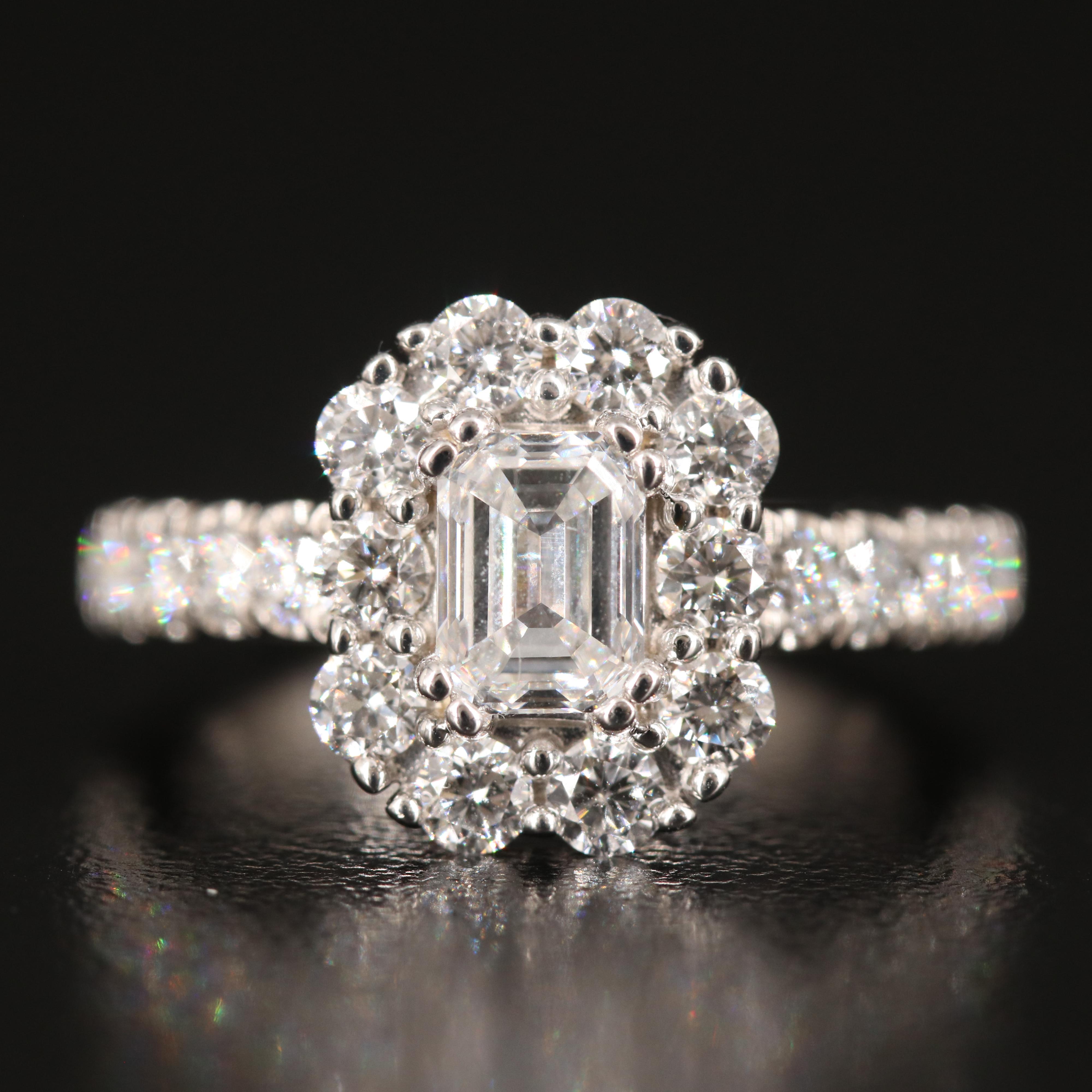 14K 2.98 CTW Lab Grown Diamond Ring and Band