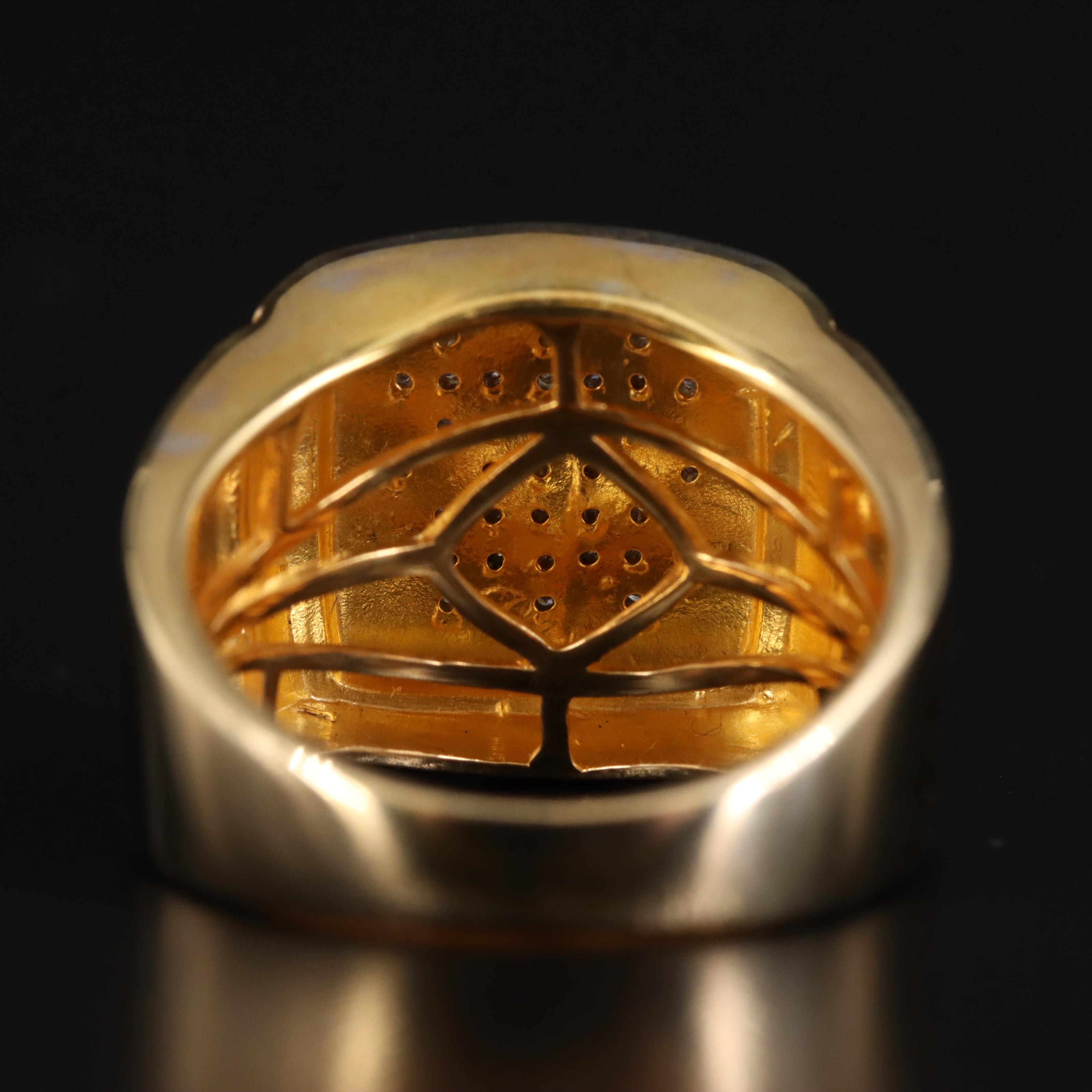 Sterling Diamond Ring