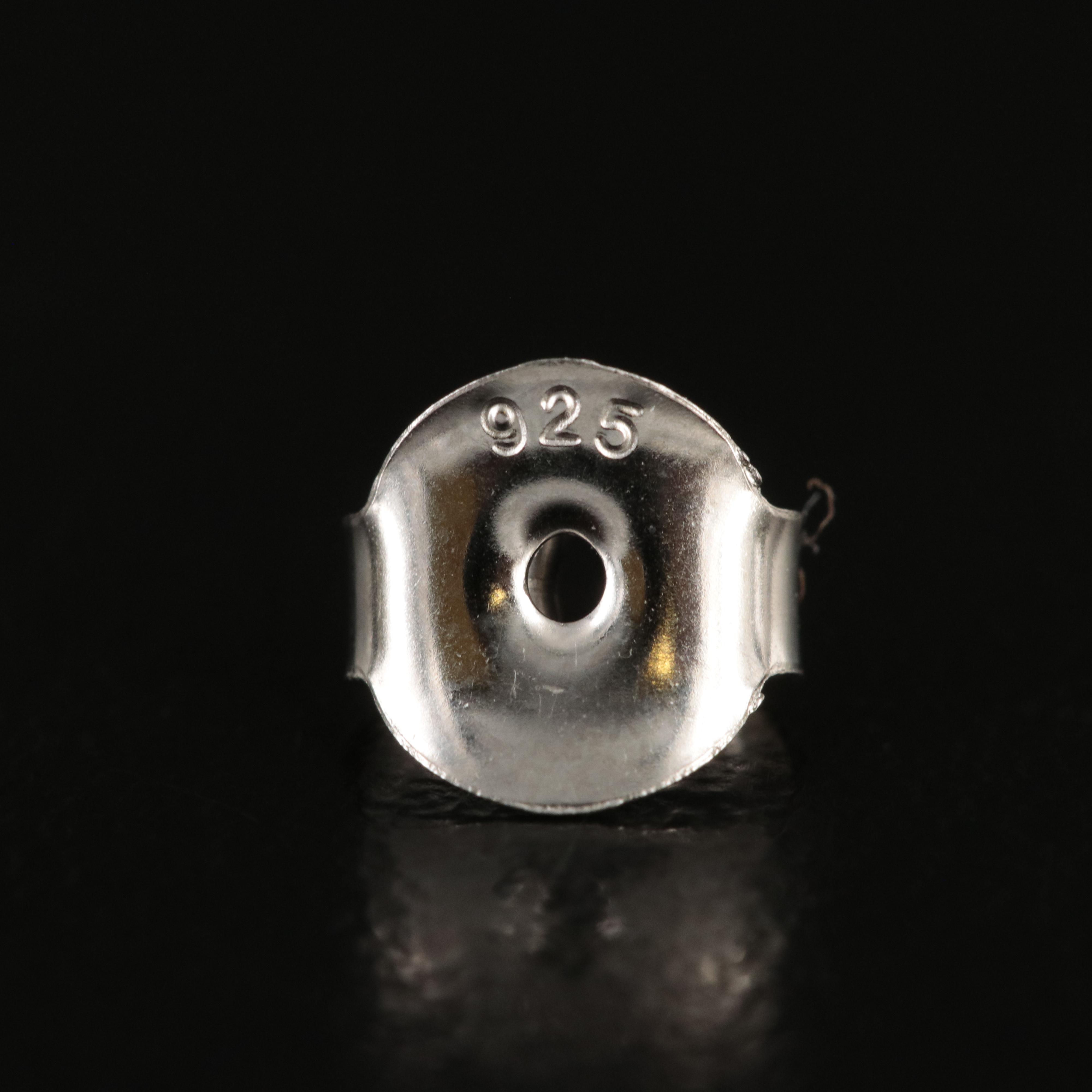 Sterling Peridot and Tanzanite Domed Earrings