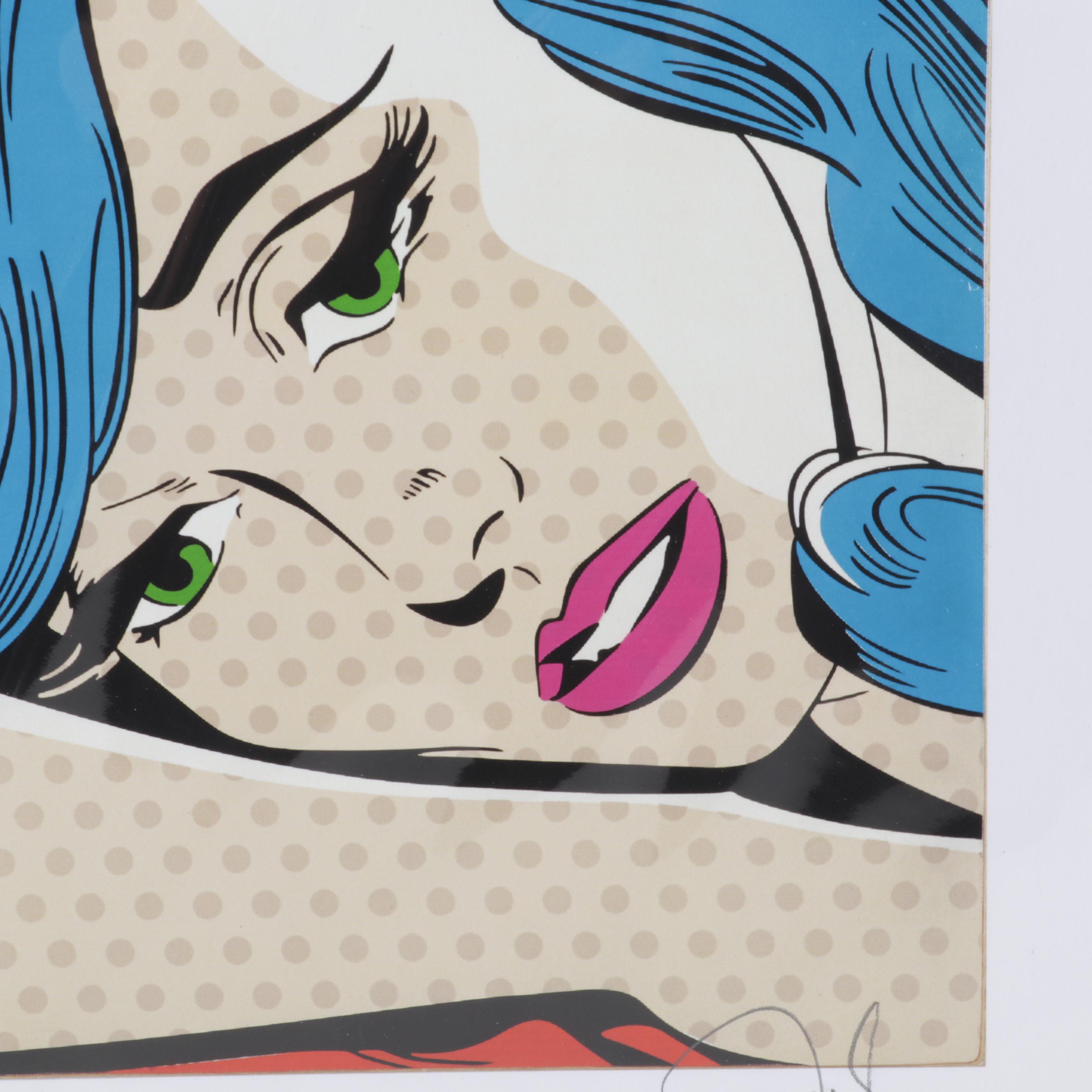 Denial Pop Art Giclée "What the Hell Am I Doing With My Life?," 21st Century