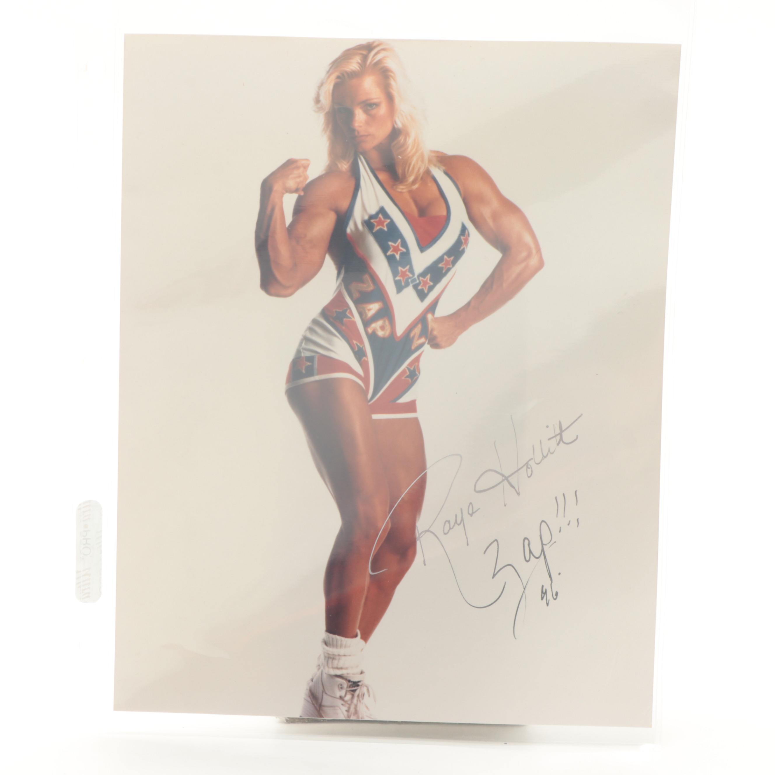 American Gladiators Lori Fetrick "Ice", Raye Hollitt "Zap!" Signed Giclee Prints