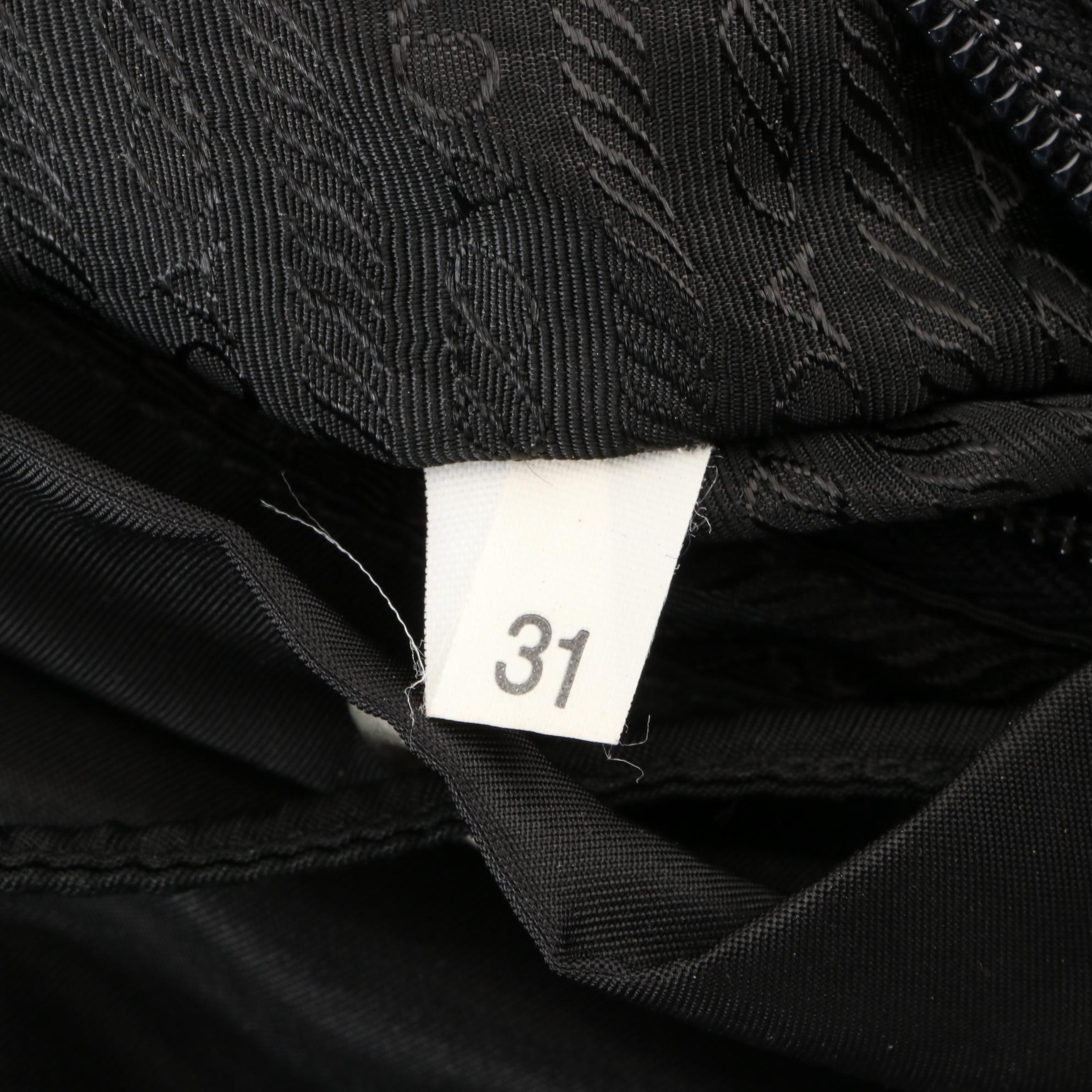 Prada Small Rucksack Backpack in Black Nylon Gabardine and Leather
