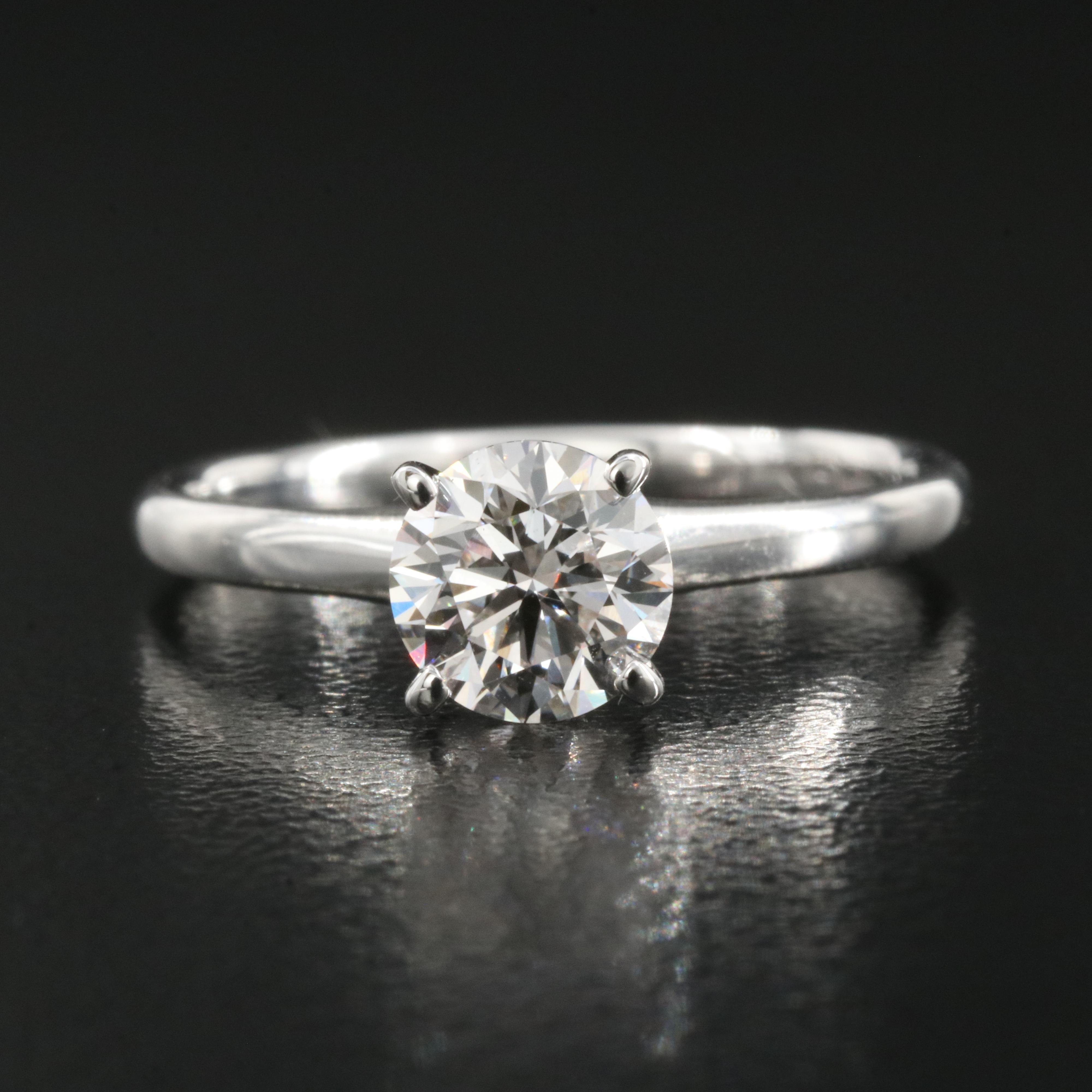 14K 0.95 CT Lab Grown Diamond Solitaire Ring