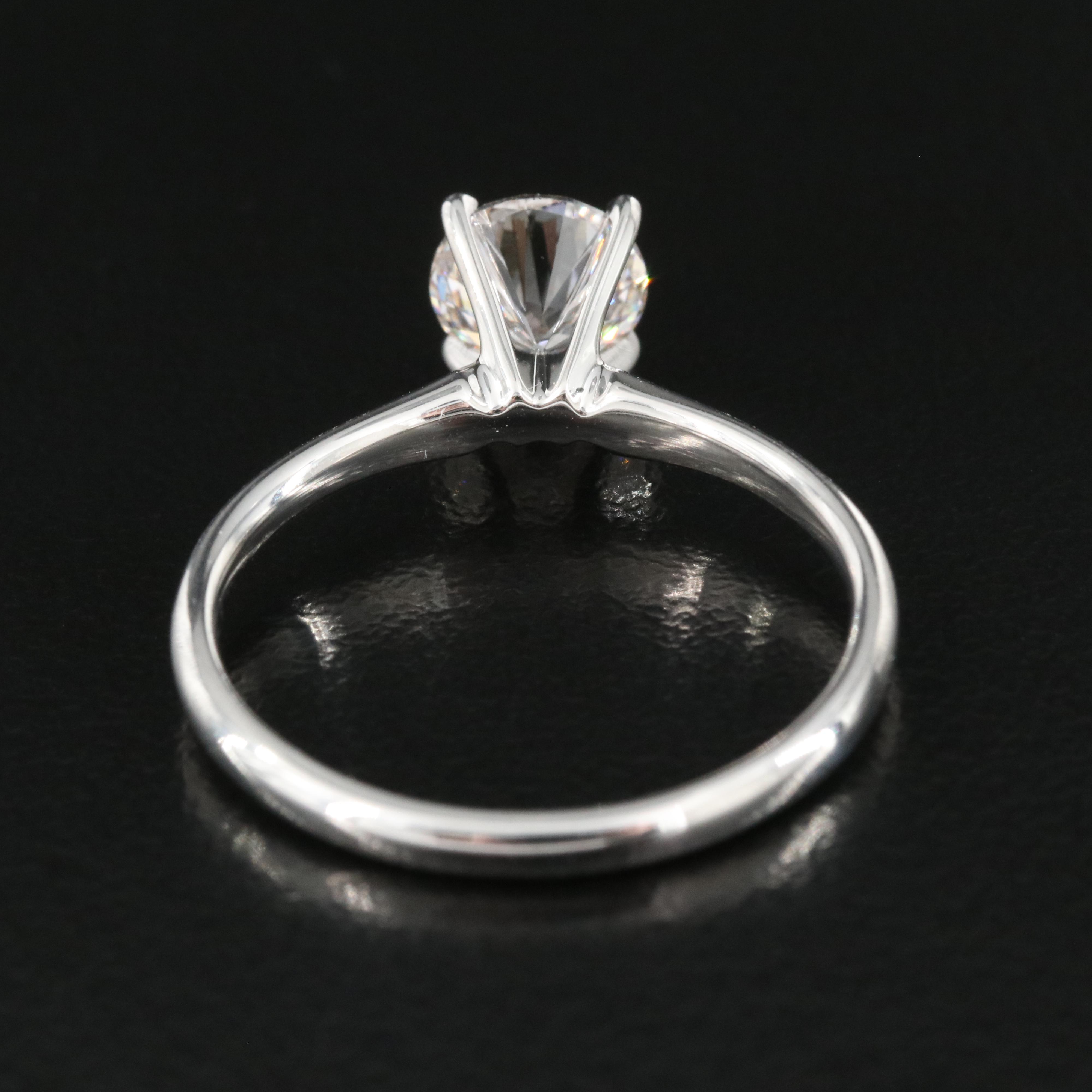 14K 0.95 CT Lab Grown Diamond Solitaire Ring