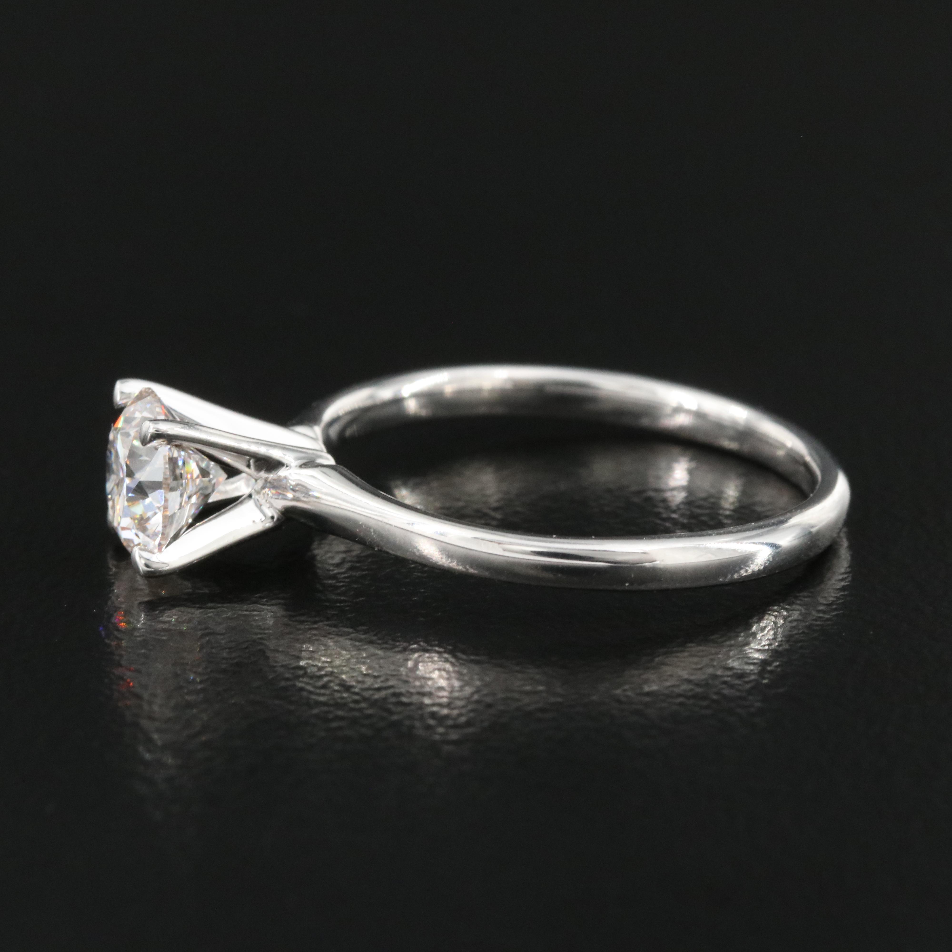 14K 0.95 CT Lab Grown Diamond Solitaire Ring