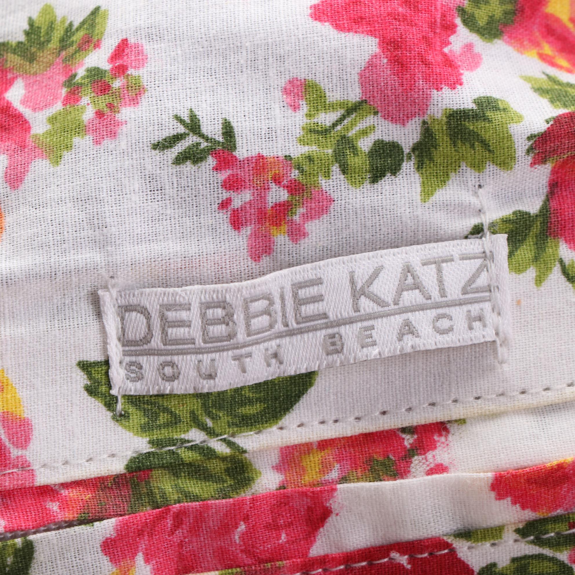 Debbie Katz Boho Beach Bag with Pom-Poms and Tassels, New with Tag