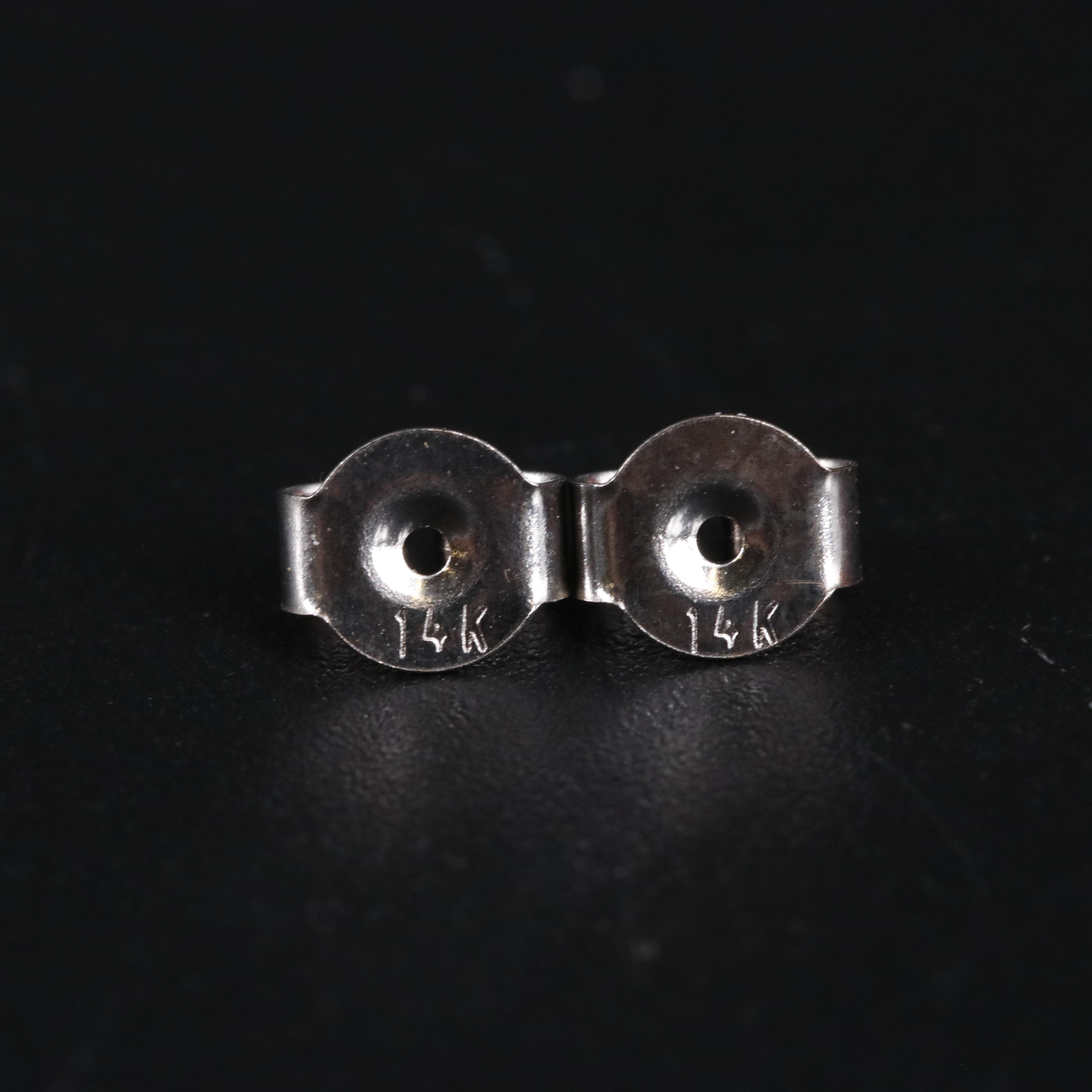 14K Tanzanite and Lab Grown Yellow Diamond Earrings