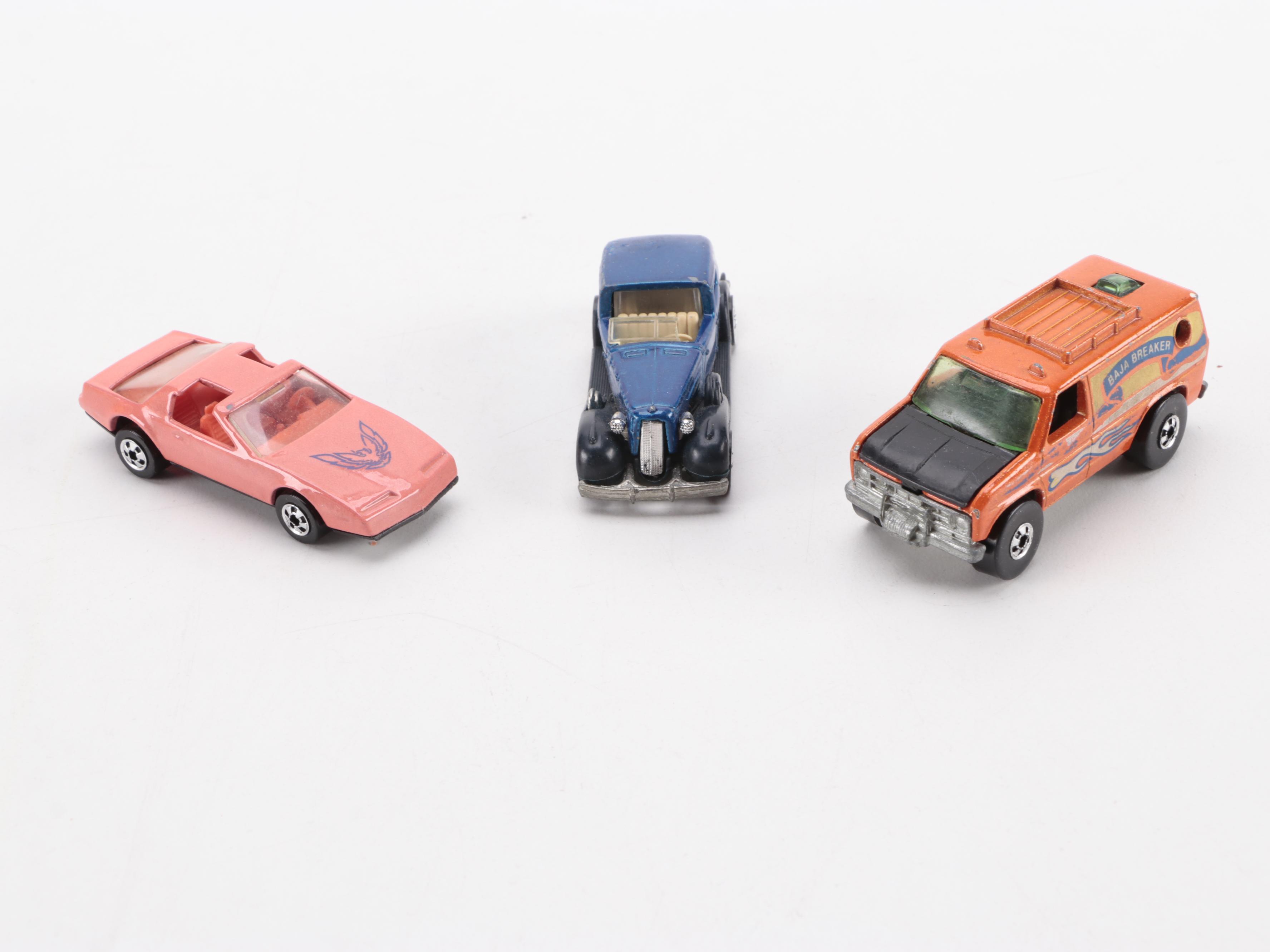 Hot Wheels Diecast Cars Including Redline, with Case