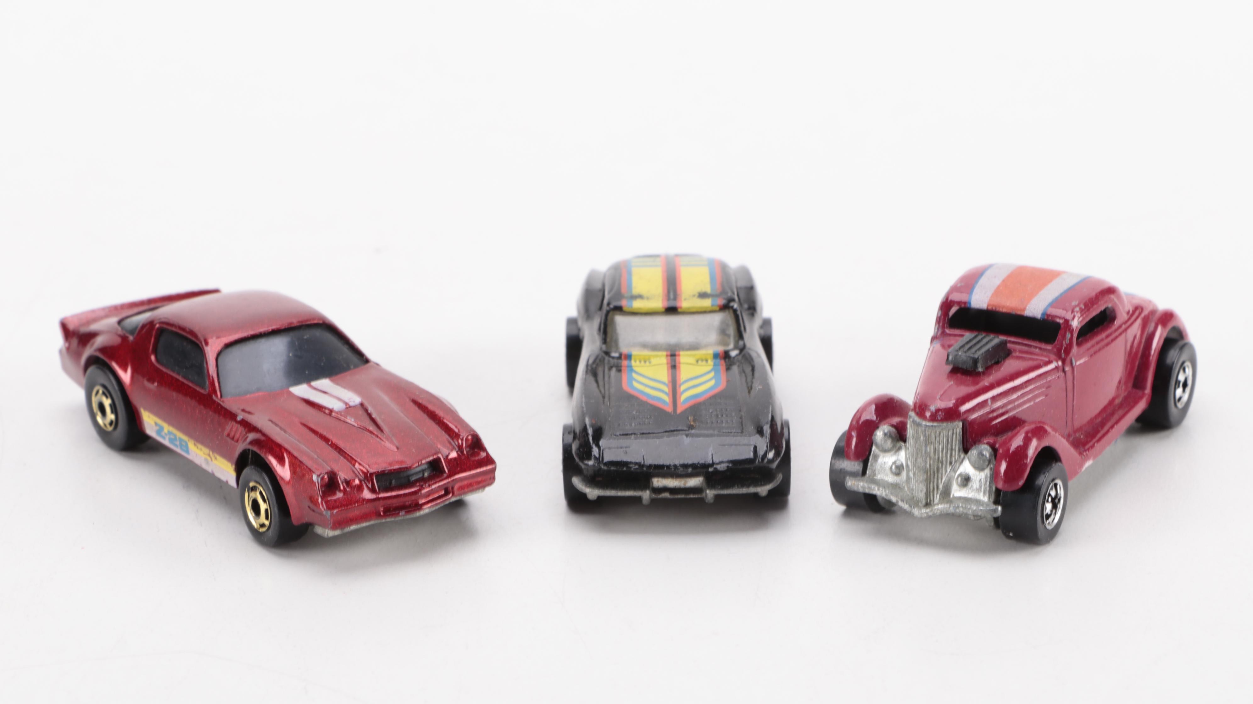 Hot Wheels Diecast Cars Including Redline, with Case