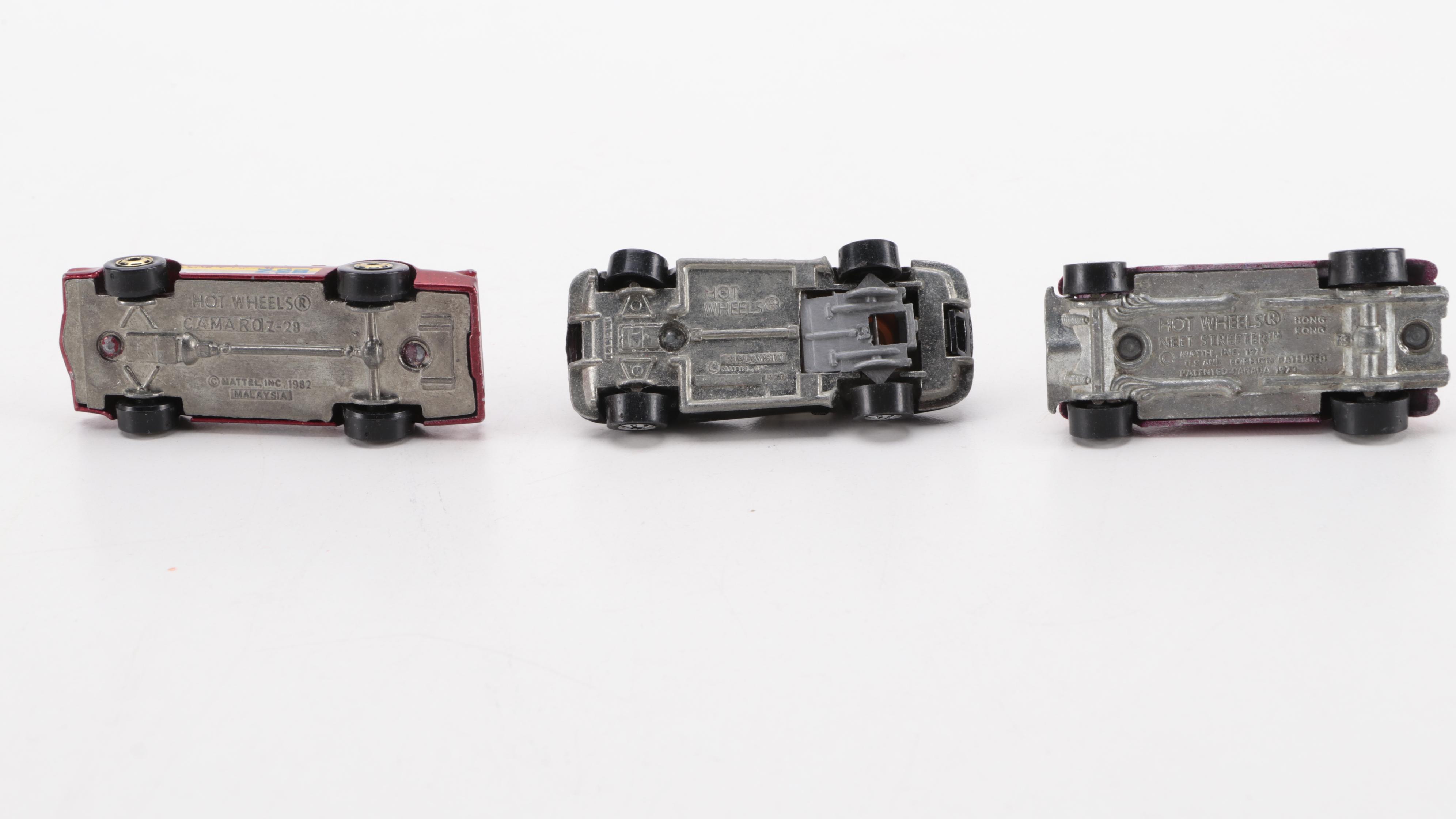 Hot Wheels Diecast Cars Including Redline, with Case