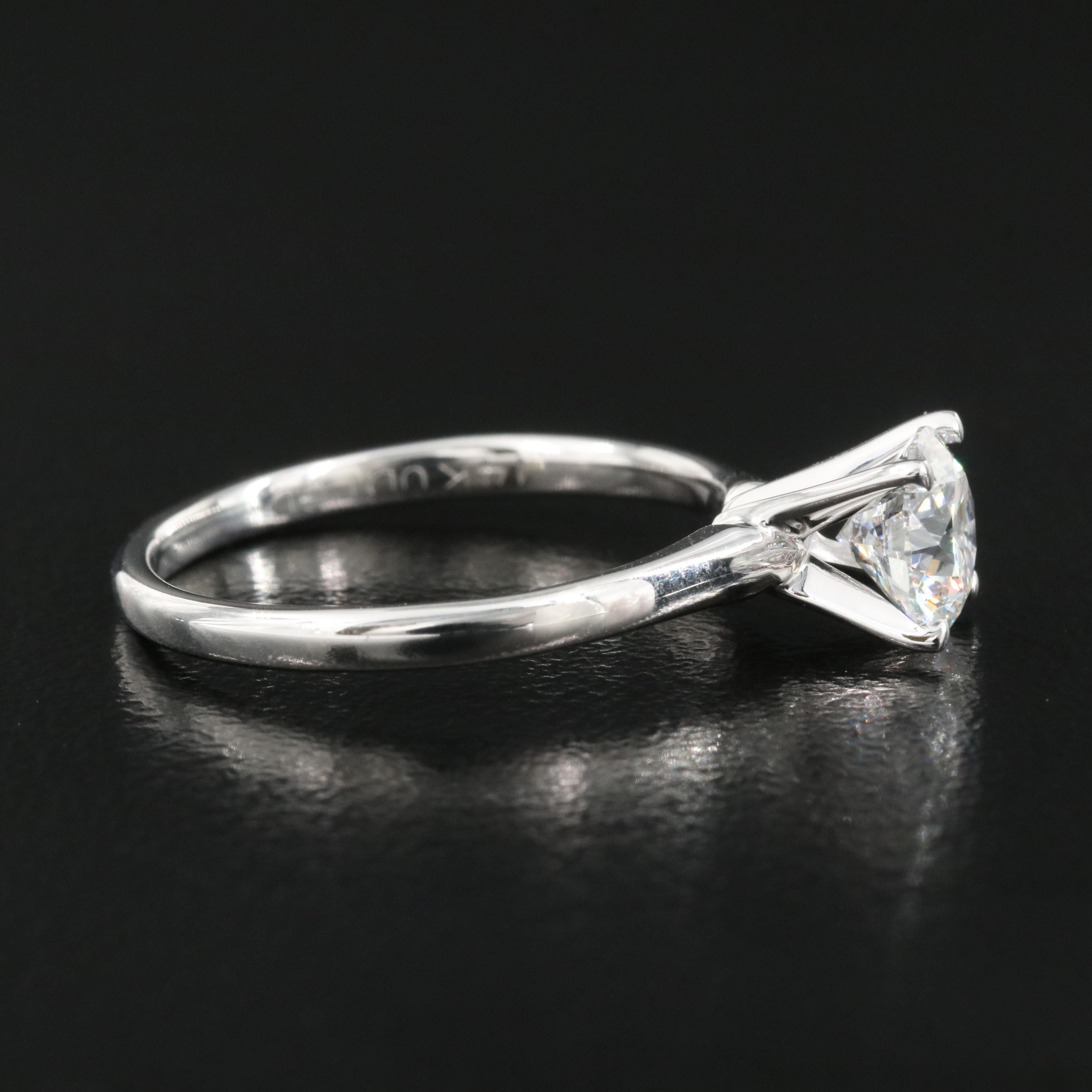14K 1.04 CT Lab Grown Diamond Solitaire Ring