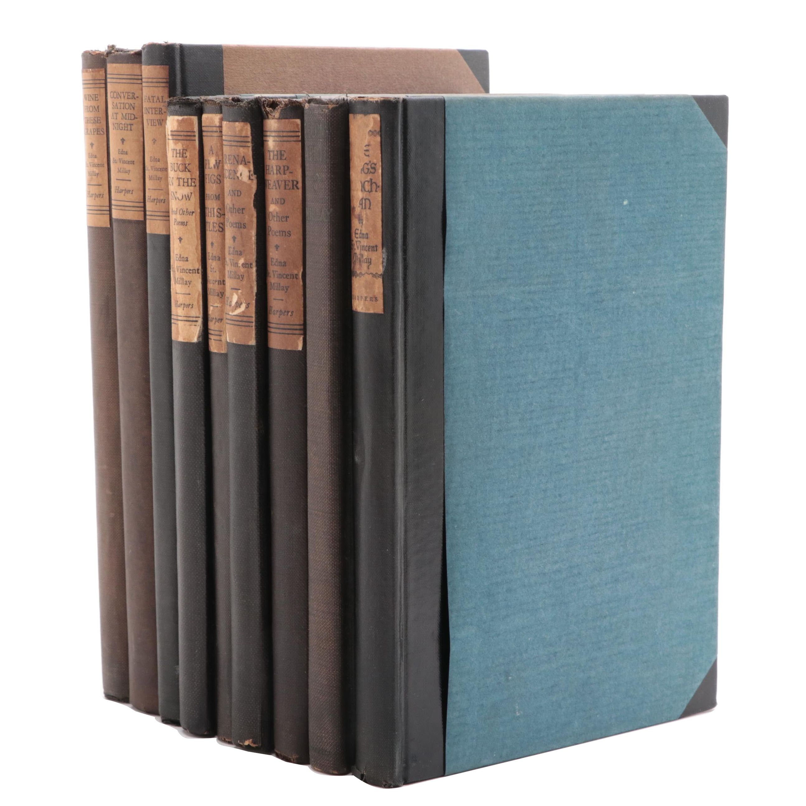 First Edition "Wine from These Grapes" and More by Edna St. Vincent Millay