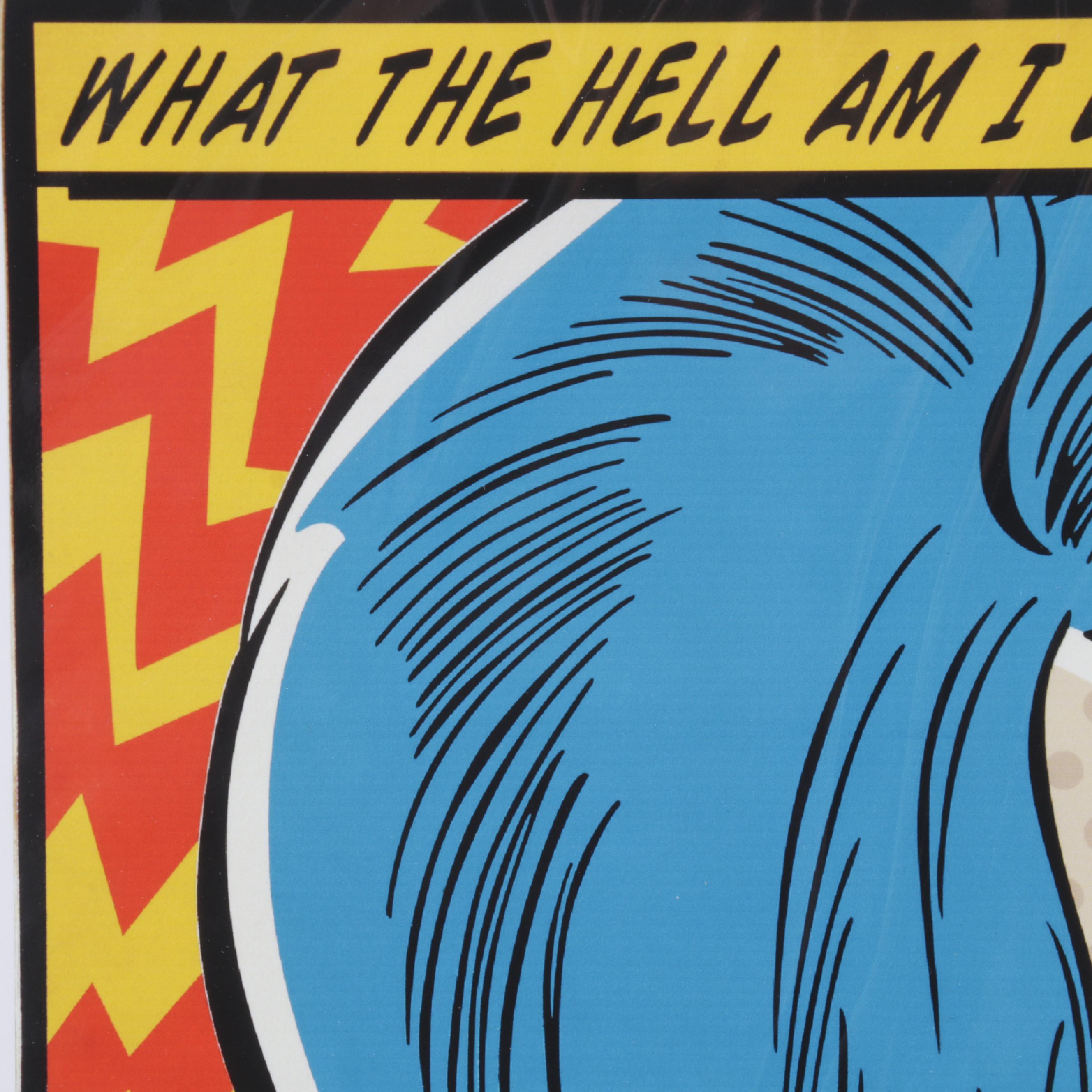Denial Pop Art Giclée "What the Hell Am I Doing With My Life?," 21st Century