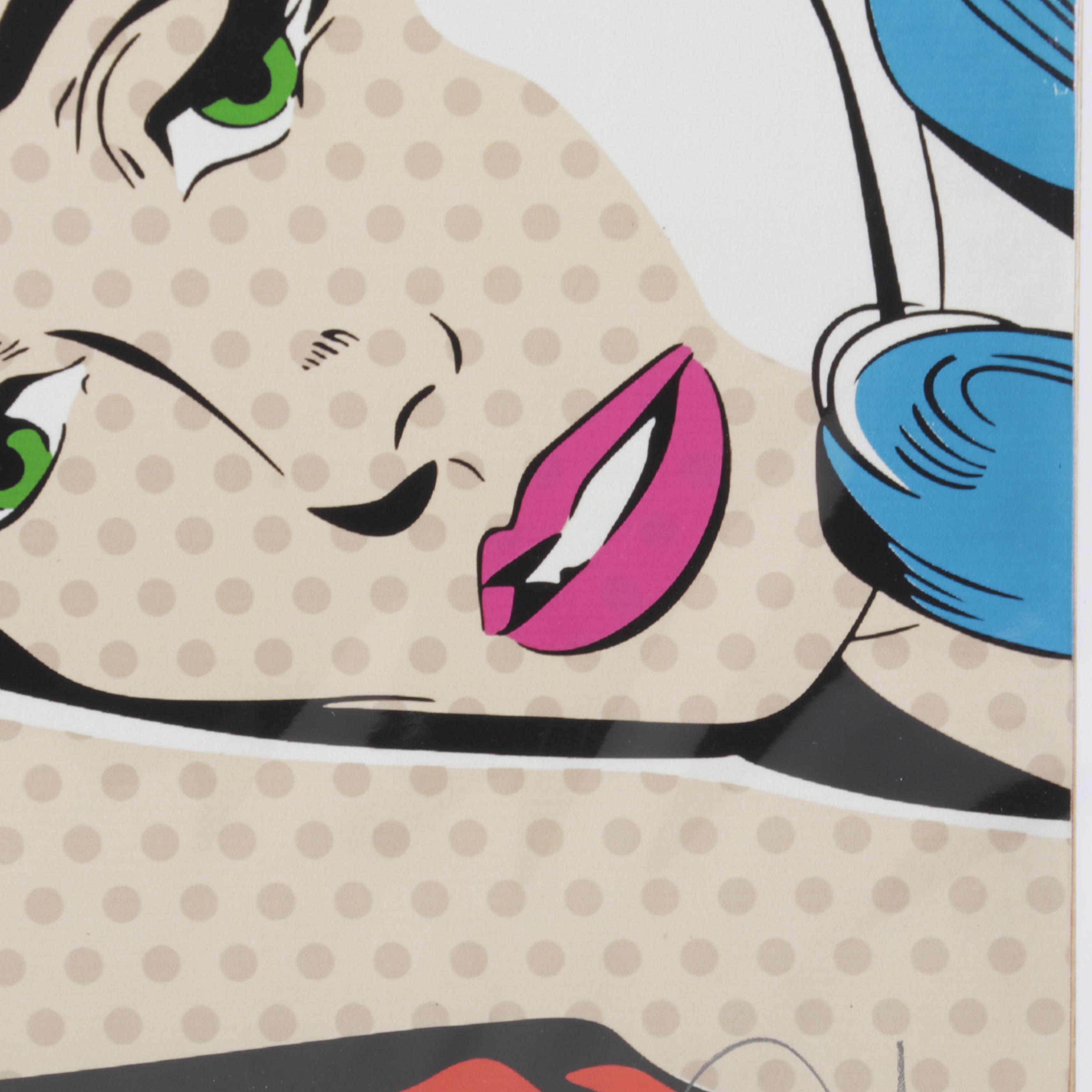 Denial Pop Art Giclée "What the Hell Am I Doing With My Life?," 21st Century
