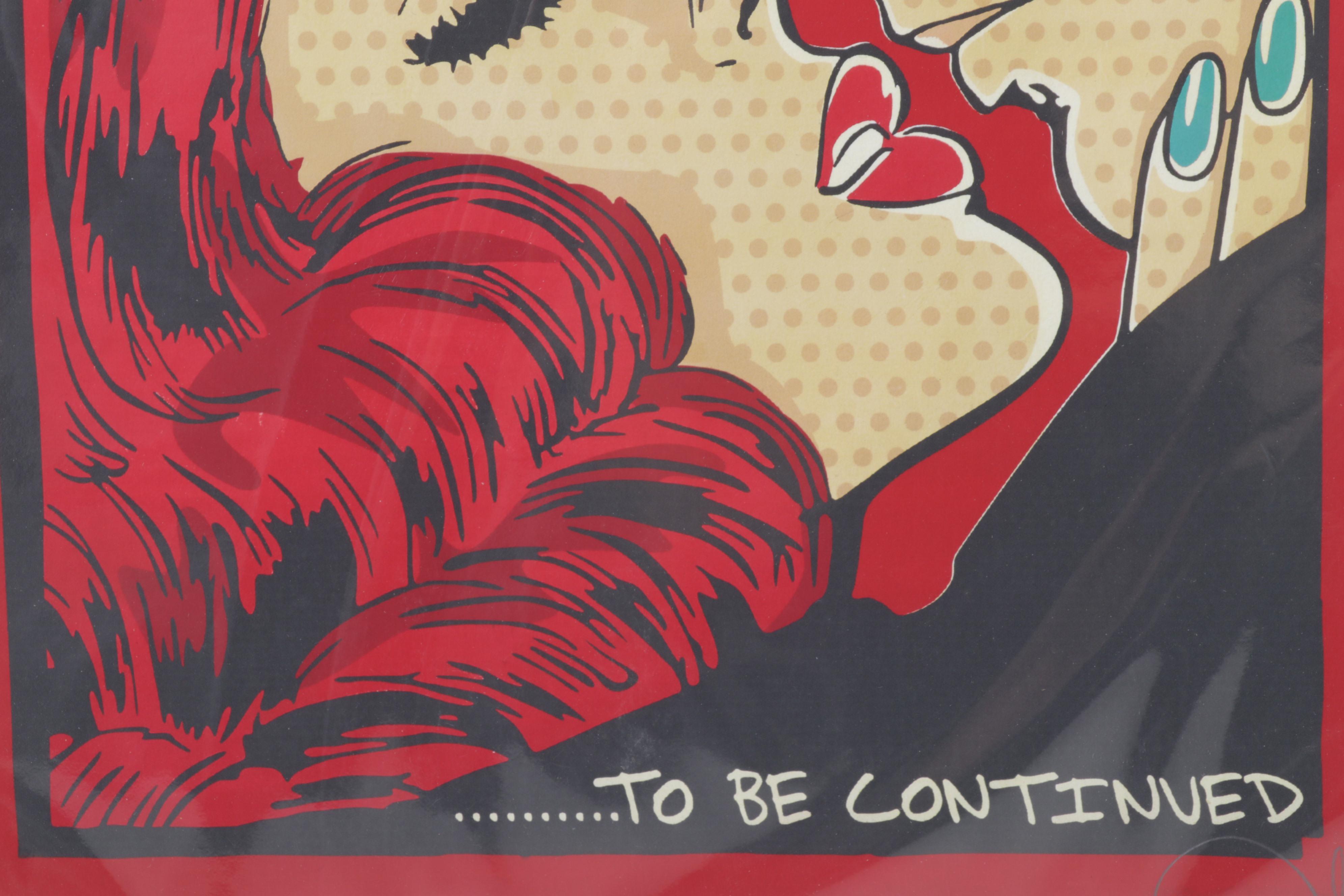 Denial Pop Art Giclée "Let's Burn It All!," 21st Century