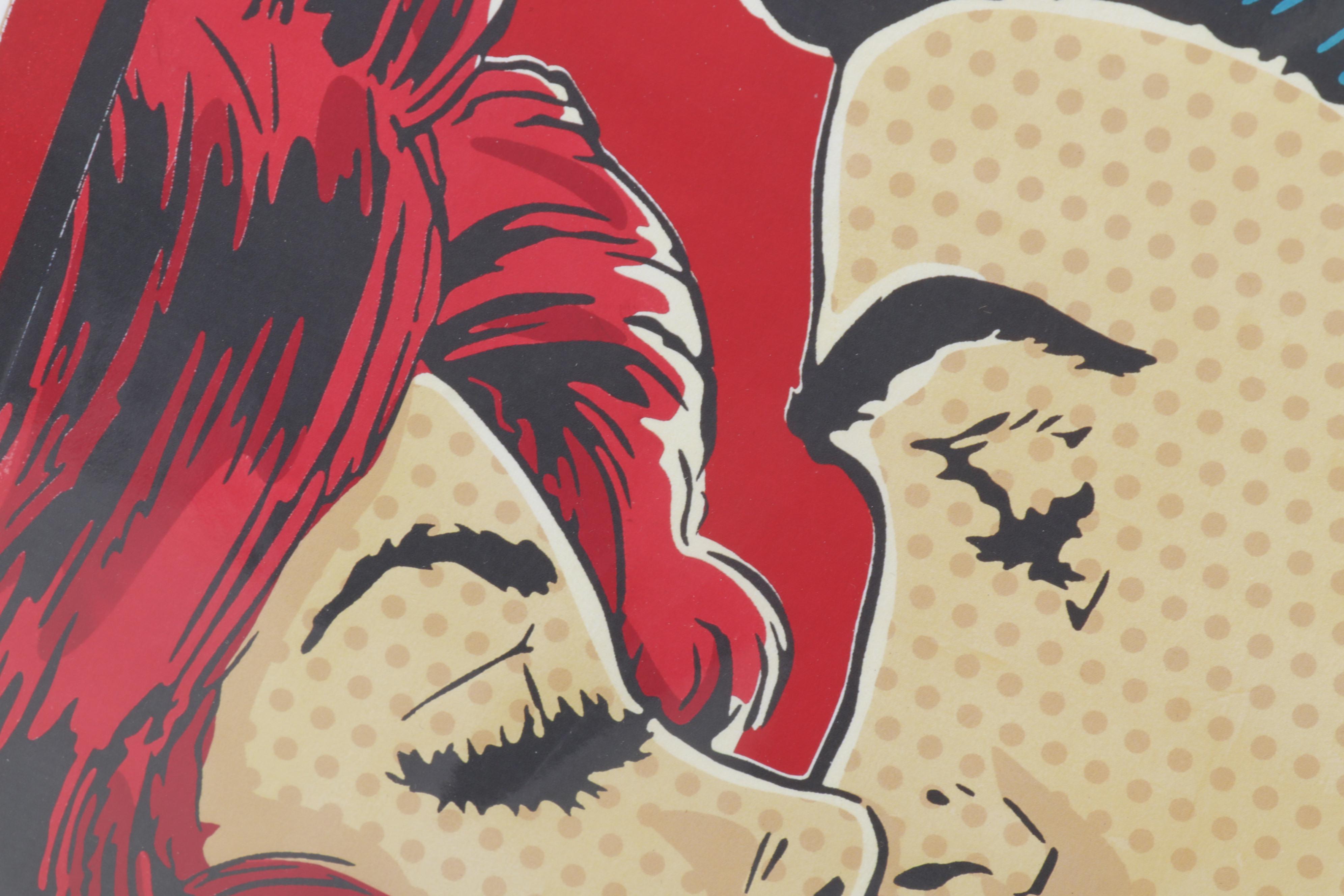 Denial Pop Art Giclée "Let's Burn It All!," 21st Century