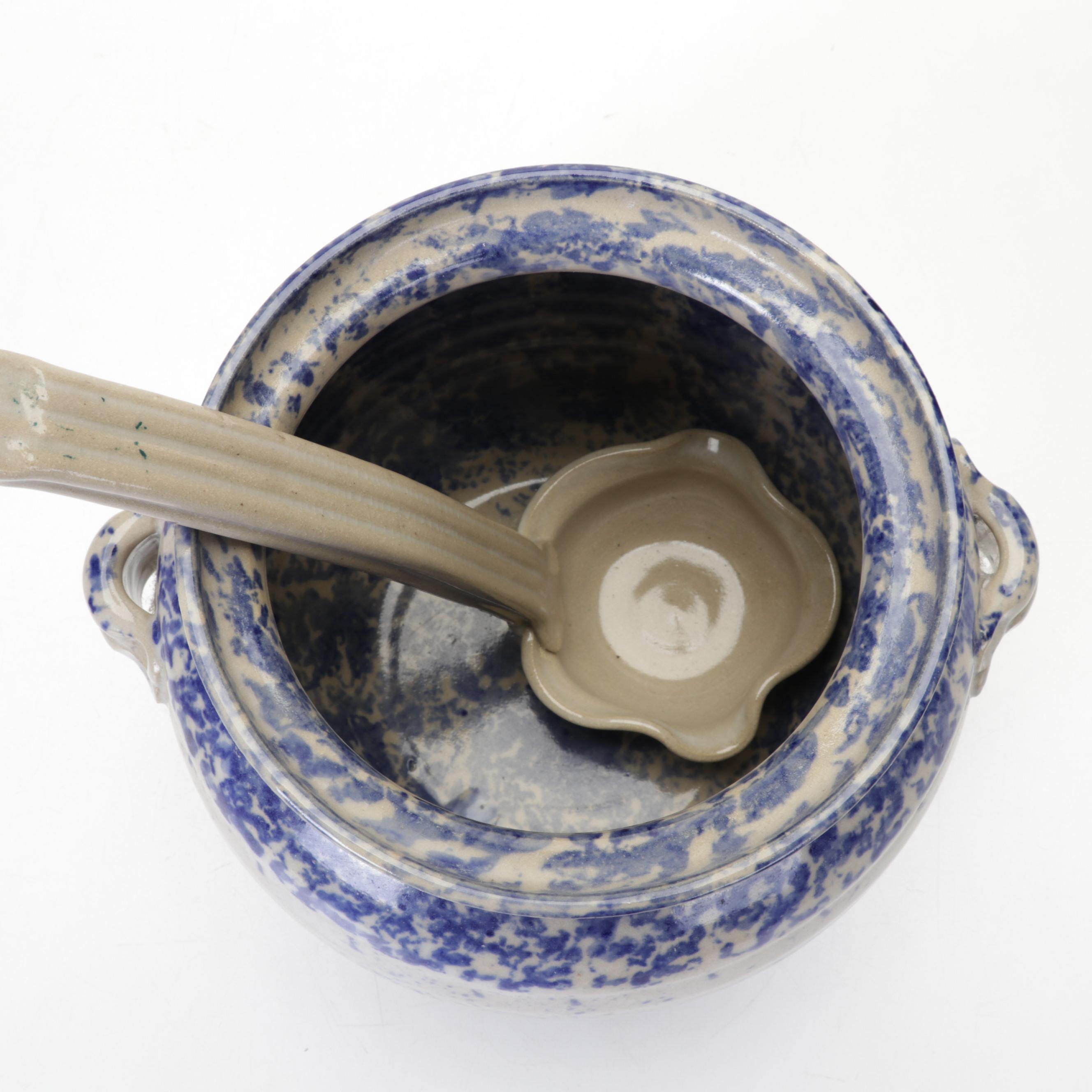 McCoy & Casey Pottery Bean Pots & Creamer with Barton Potteries Soup Tureen