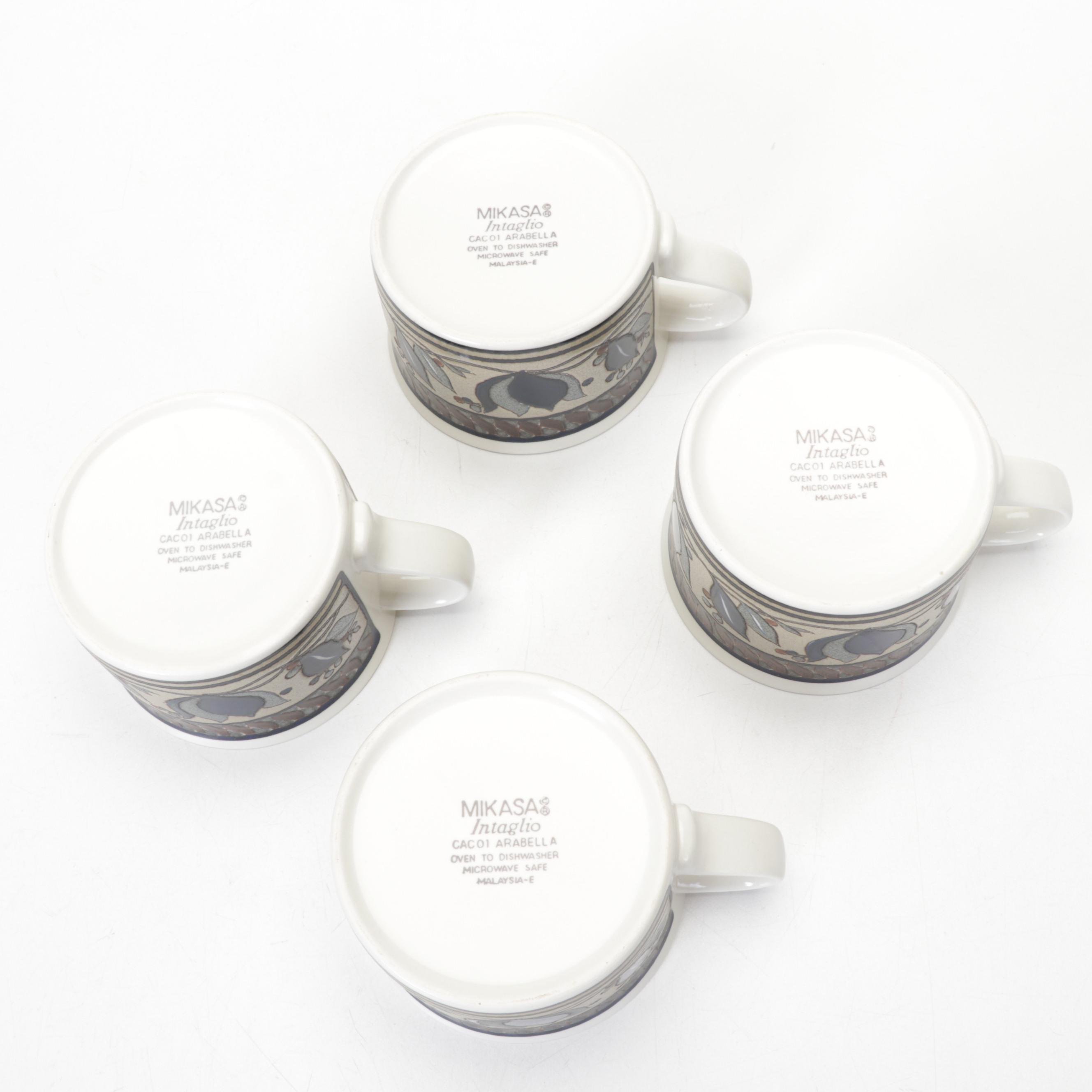 Mikasa "Arabella" Stoneware Cups & Bowls with Artisan Pottery