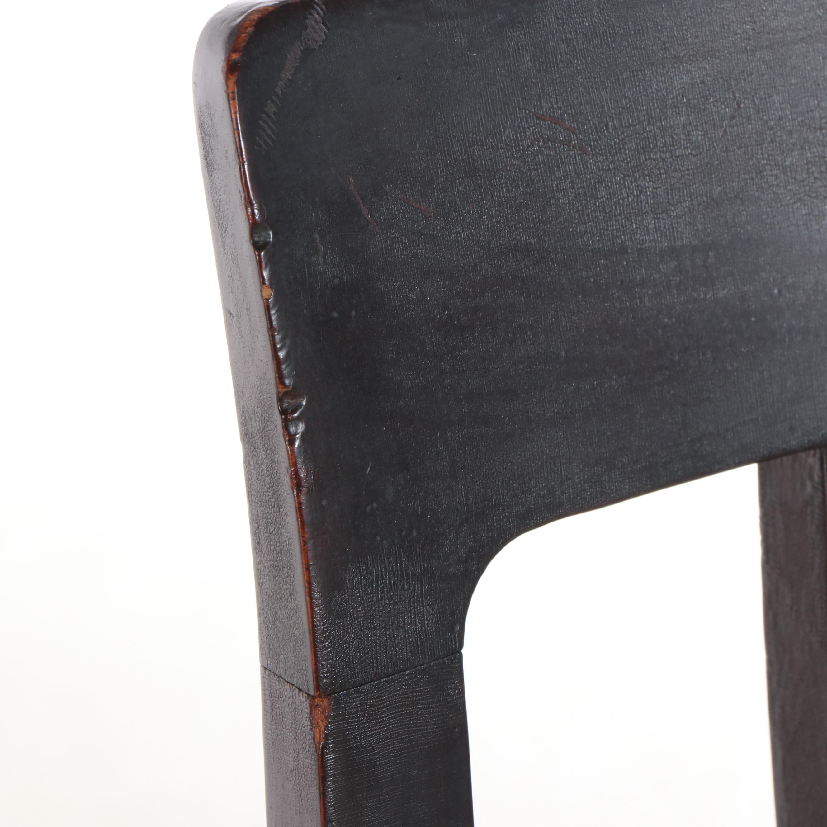 American Mahogany-Stained Birch Rocker, Early 20th Century