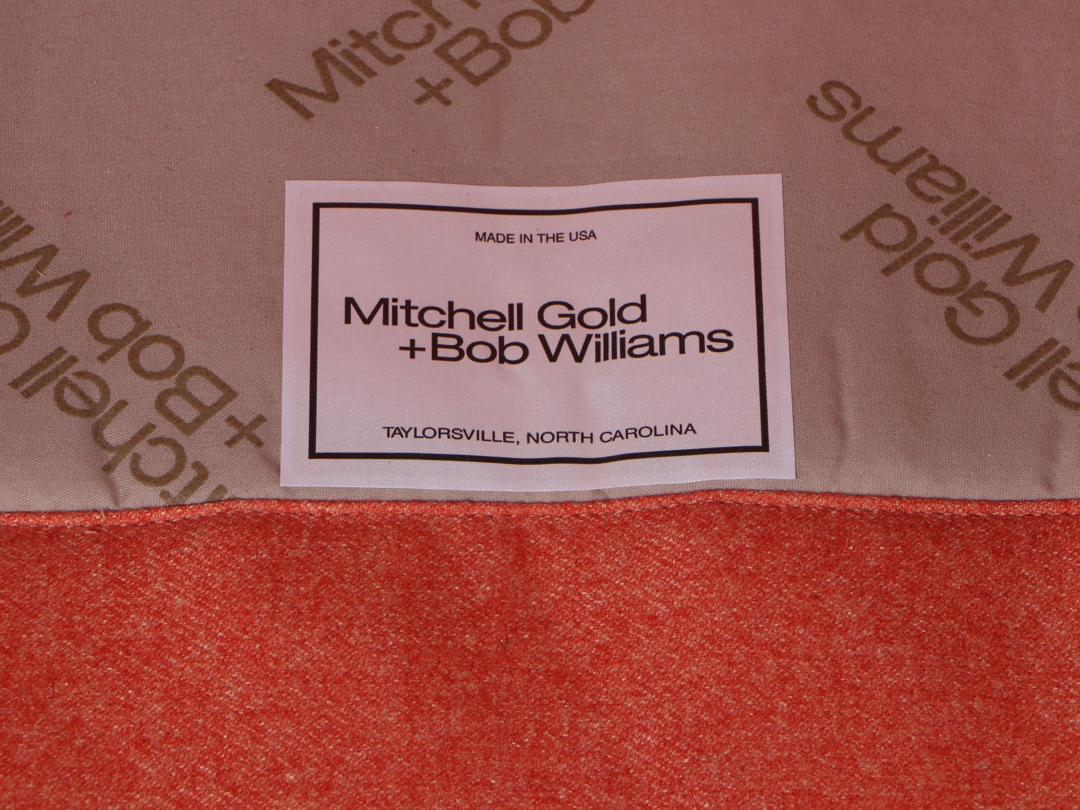 Mitchell Gold + Bob Williams "Tilton" Brushed Stainless Steel Swivel-Recliner