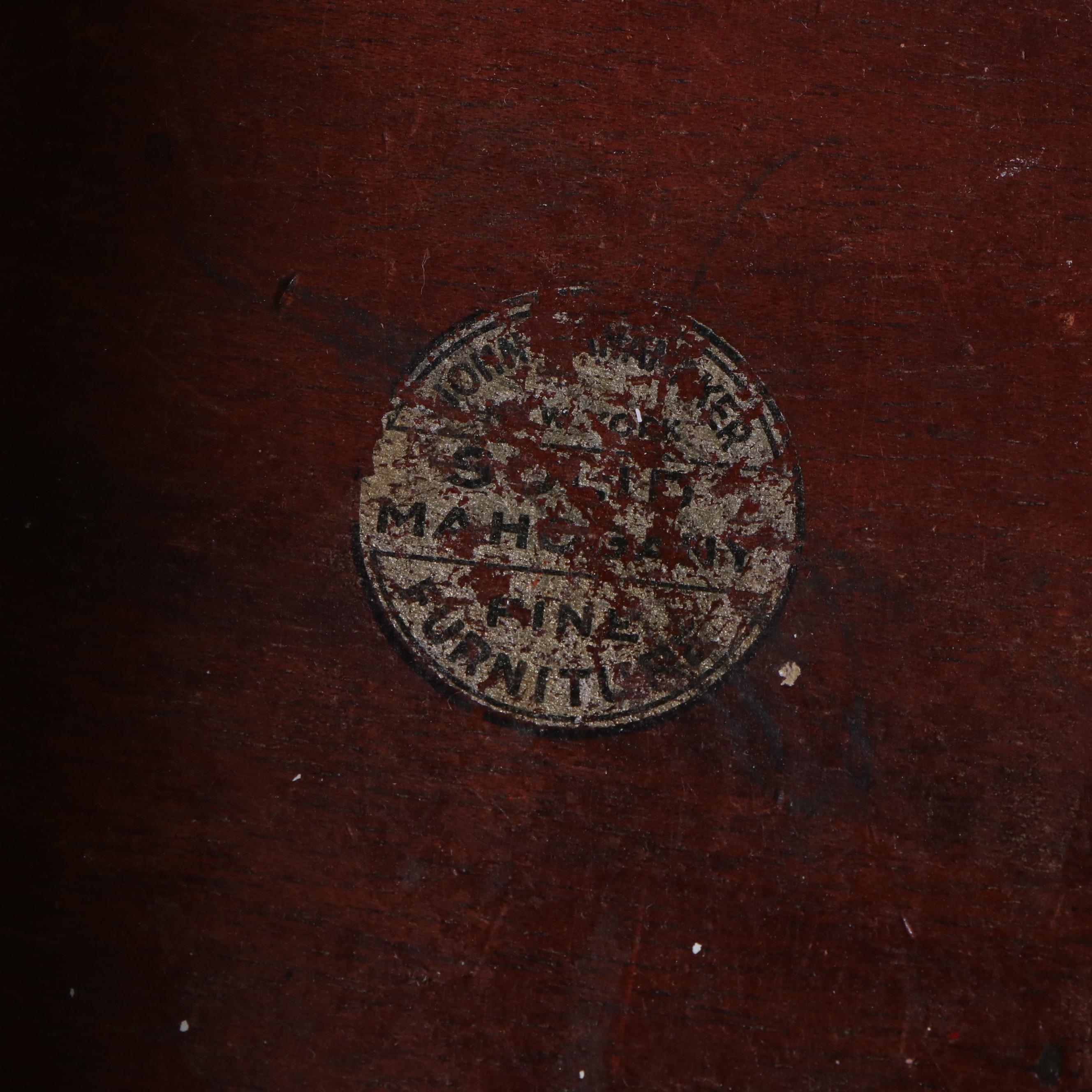 John Wanamaker Colonial Revival Mahogany Gateleg Table, Early 20th Century