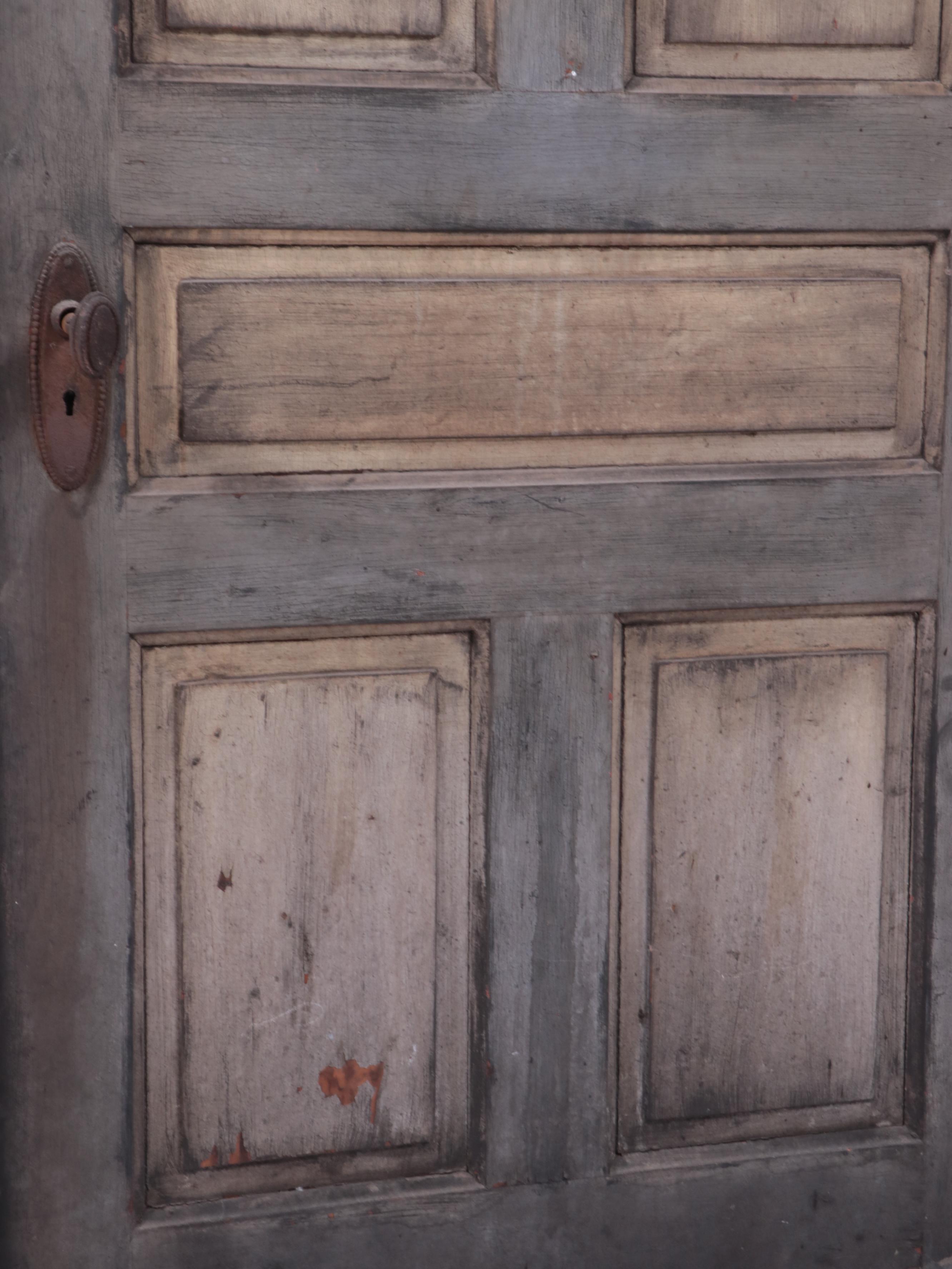 Late Victorian Painted Raised-Panel Interior Door